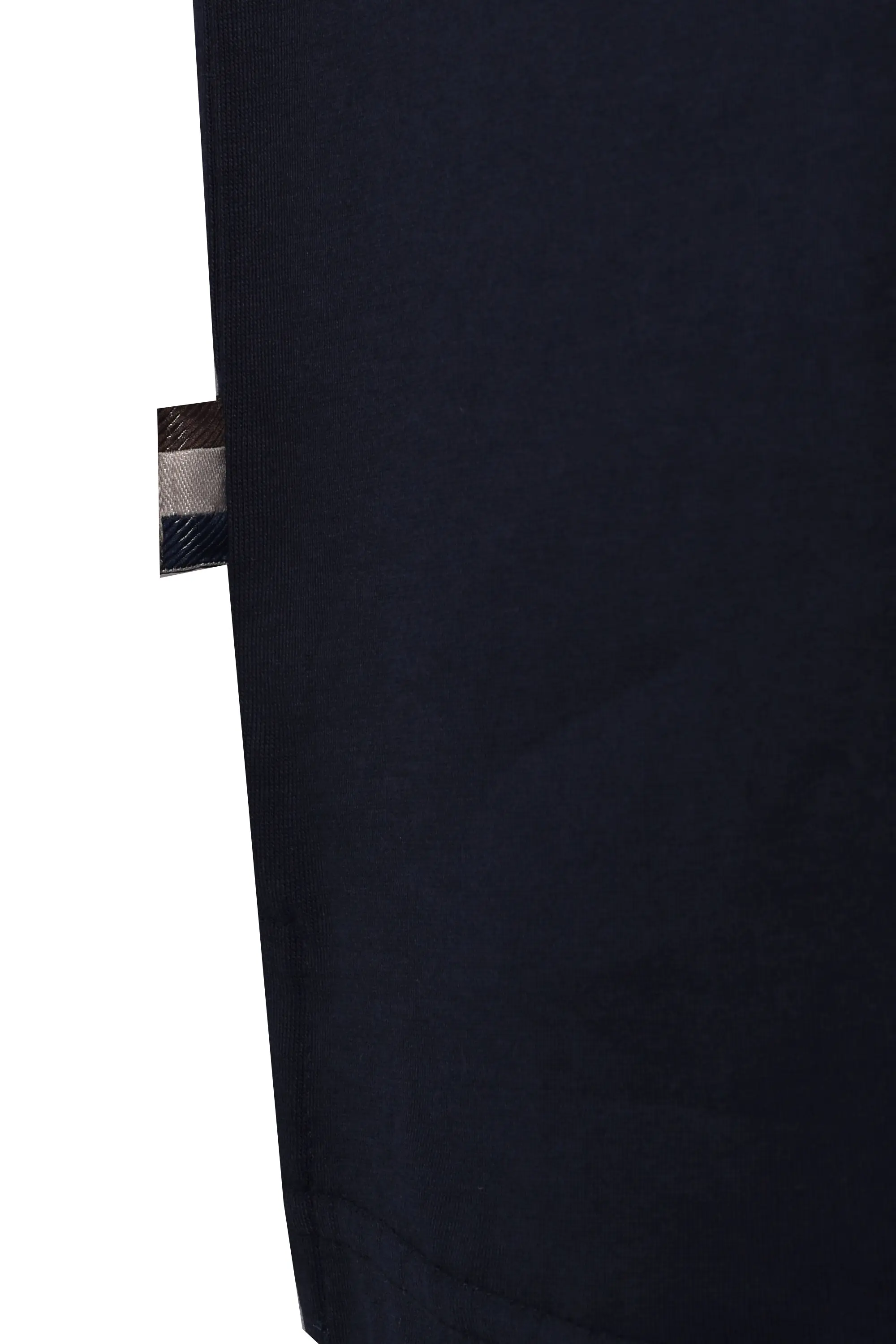 Aquascutum Club Check Collar Polo Navy - Image 3