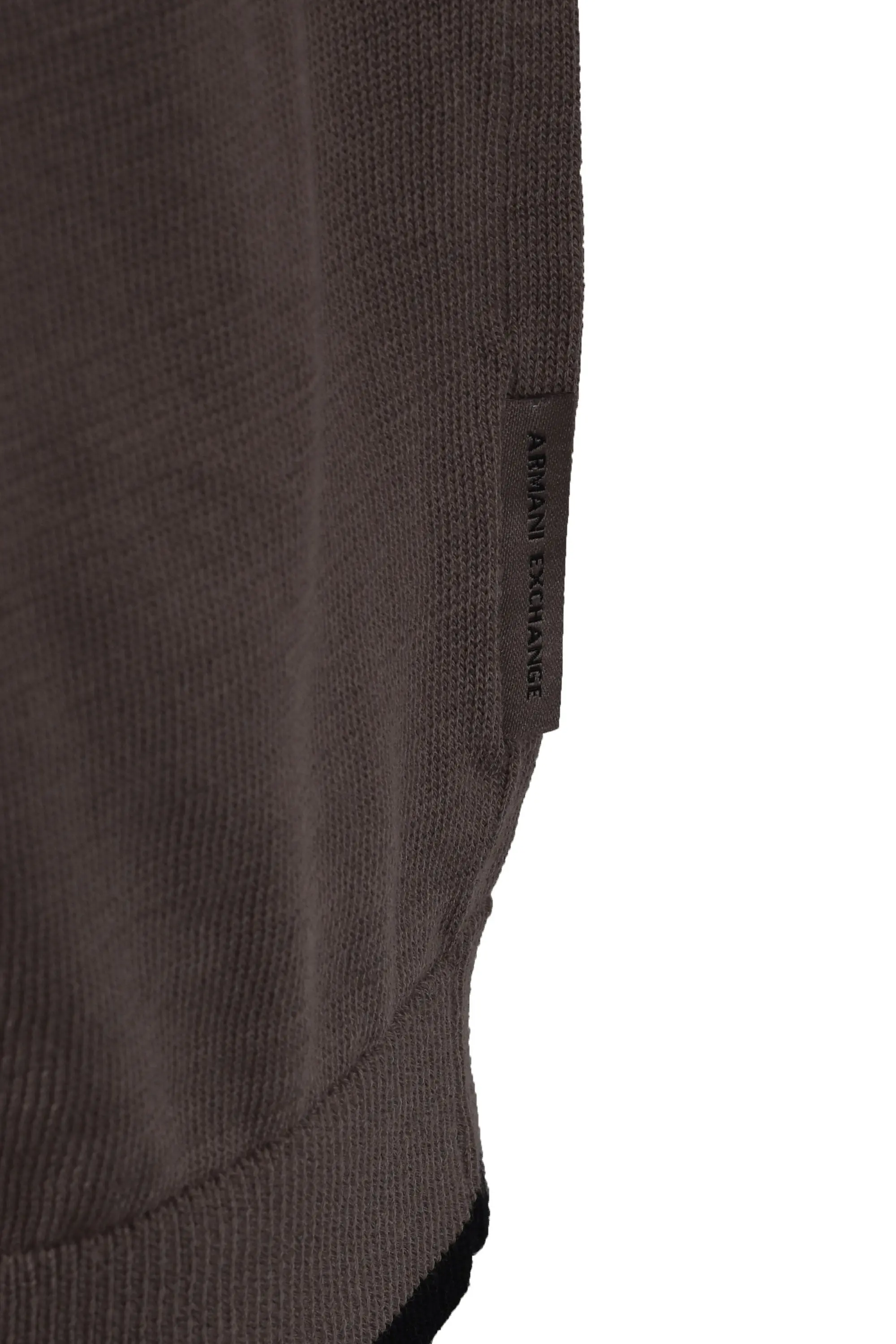 ARMANI EXCHANGE KNITTED POLO SHIRT DRIFTWOOD - Image 3