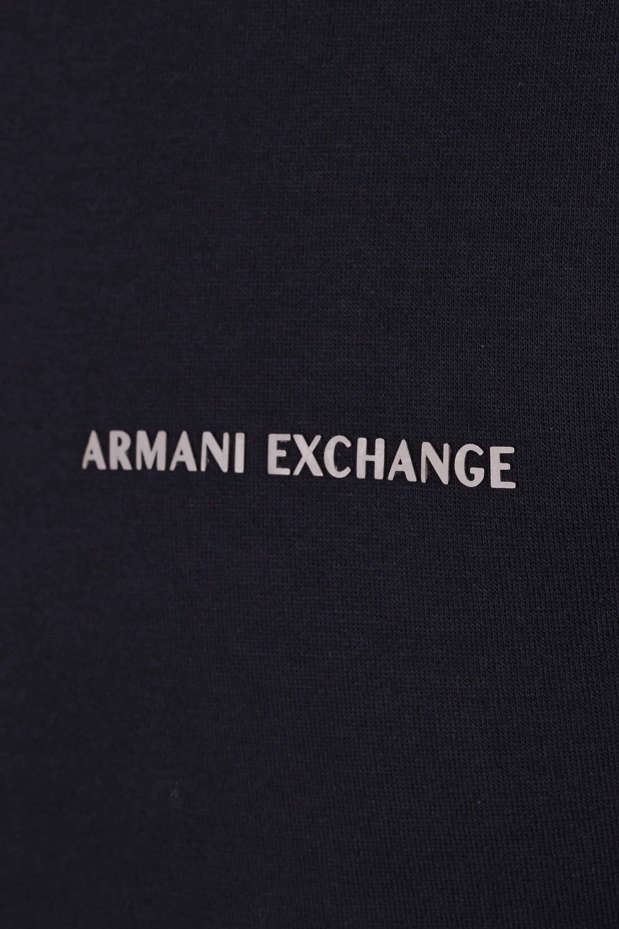 Armani Exchange Full Zip Sweatshirt Deep Navy - Image 3