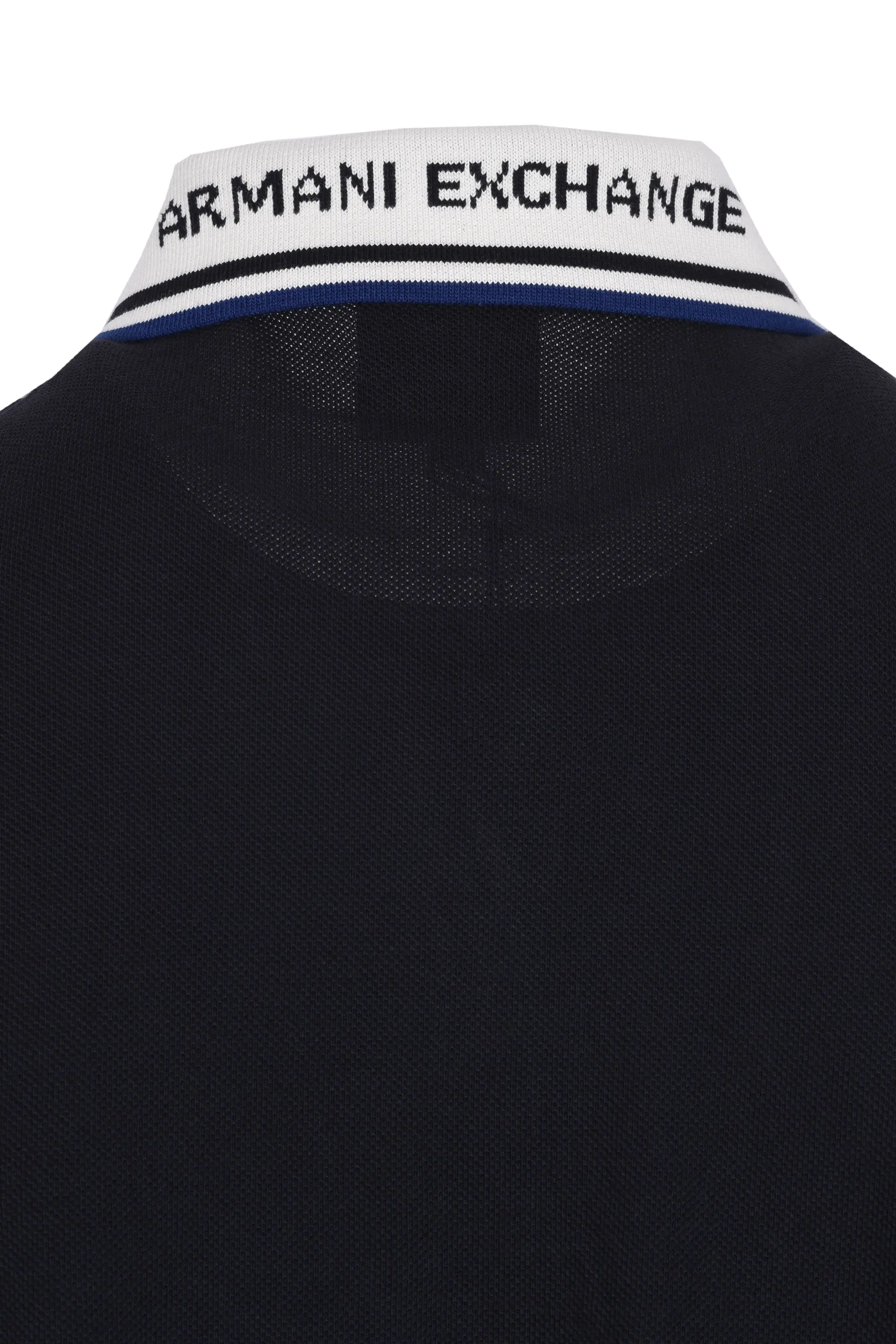 ARMARNI EXCHANGE POLO SHIRT DEEP NAVY - Image 4