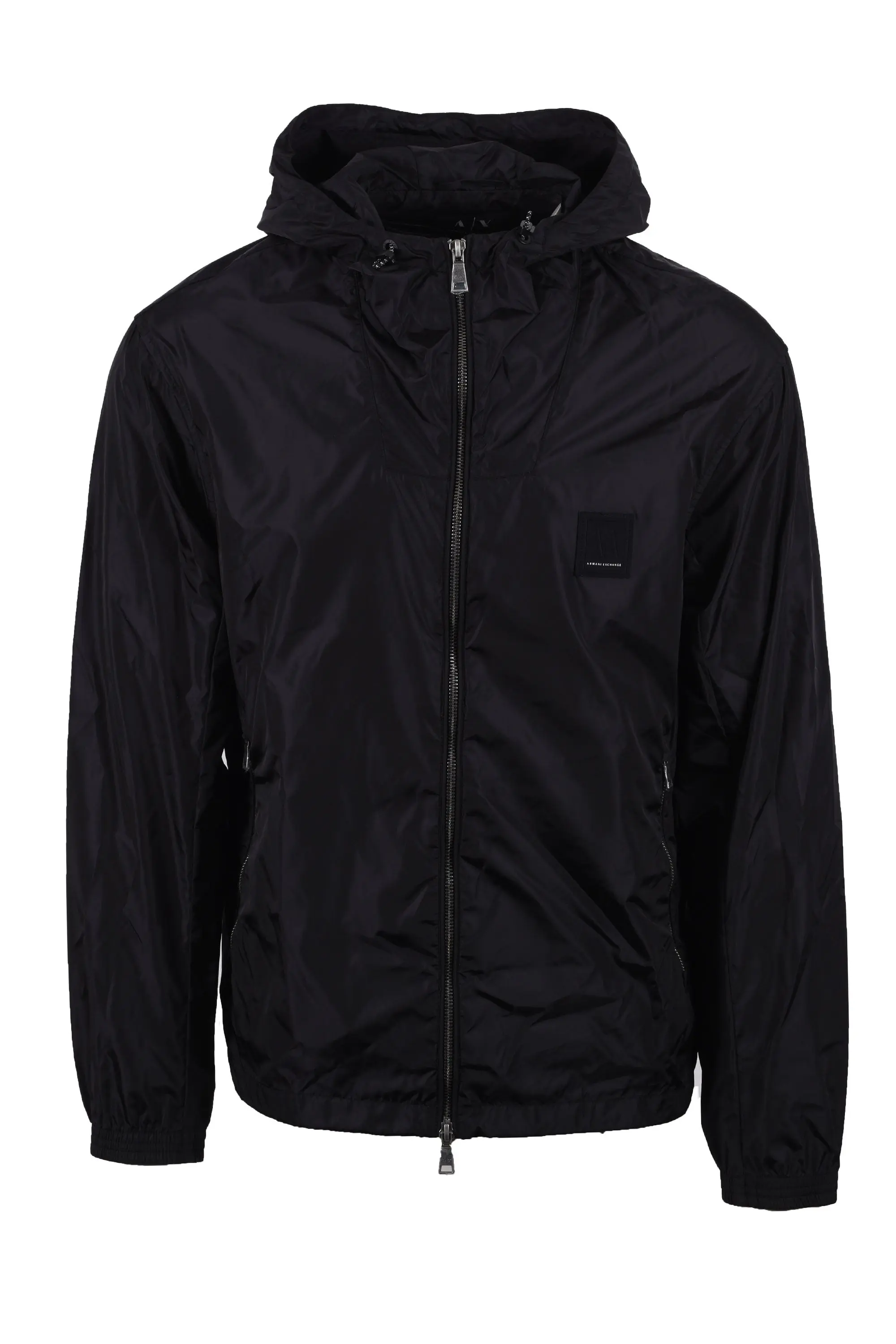 Armani Exchange Full Zip Blouson Jacket Black