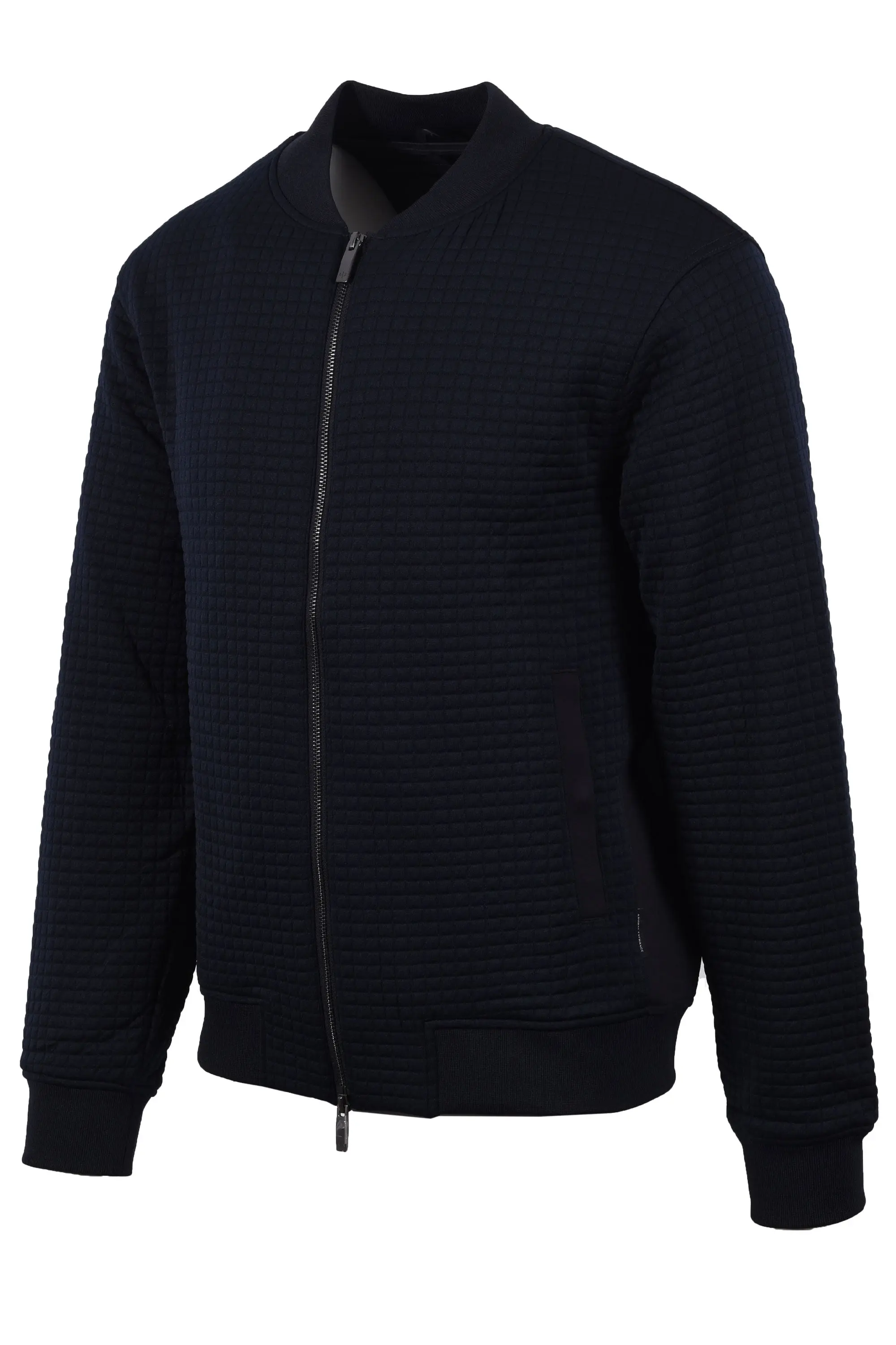 Armani Exchange Full Zip Blouson Jacket Deep Navy - Image 2
