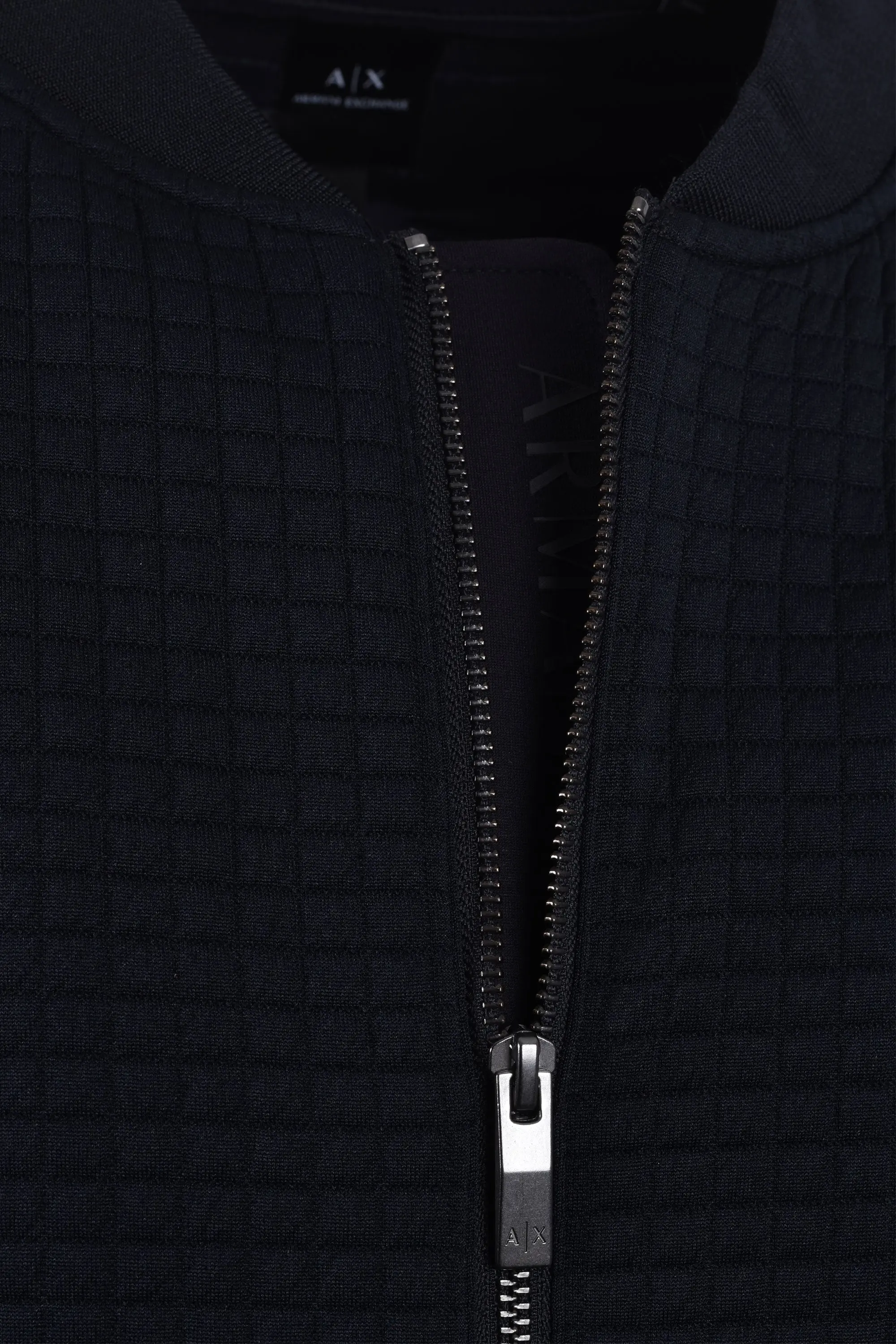 Armani Exchange Full Zip Blouson Jacket Deep Navy - Image 4