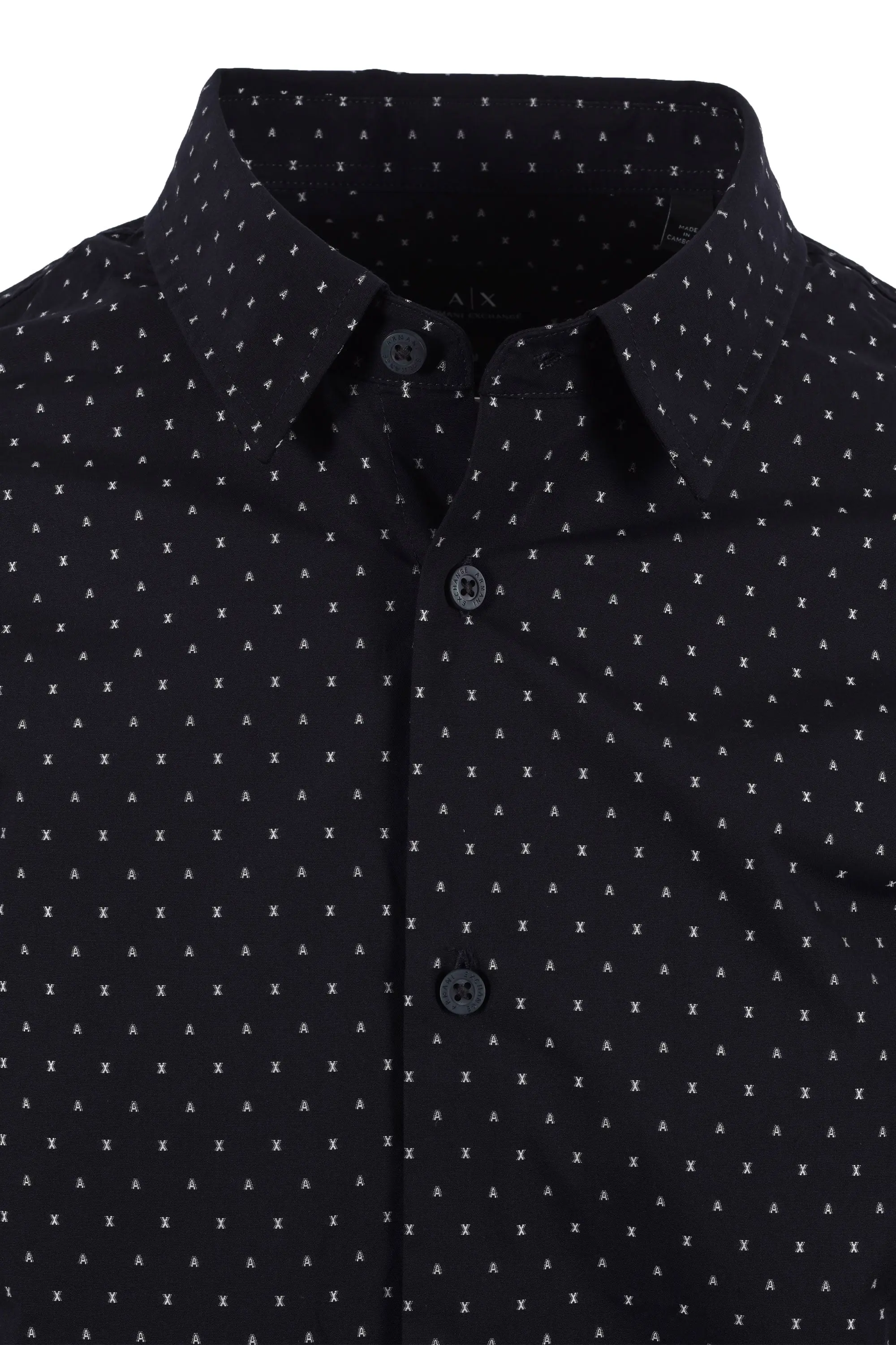 Armani Exchange Long Sleeved Shirt Navy - Image 2