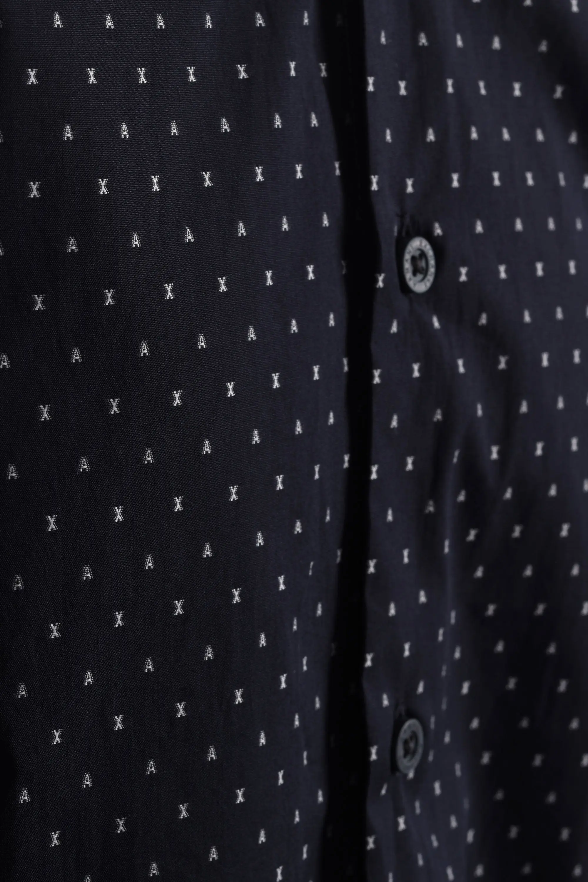 Armani Exchange Long Sleeved Shirt Navy - Image 4