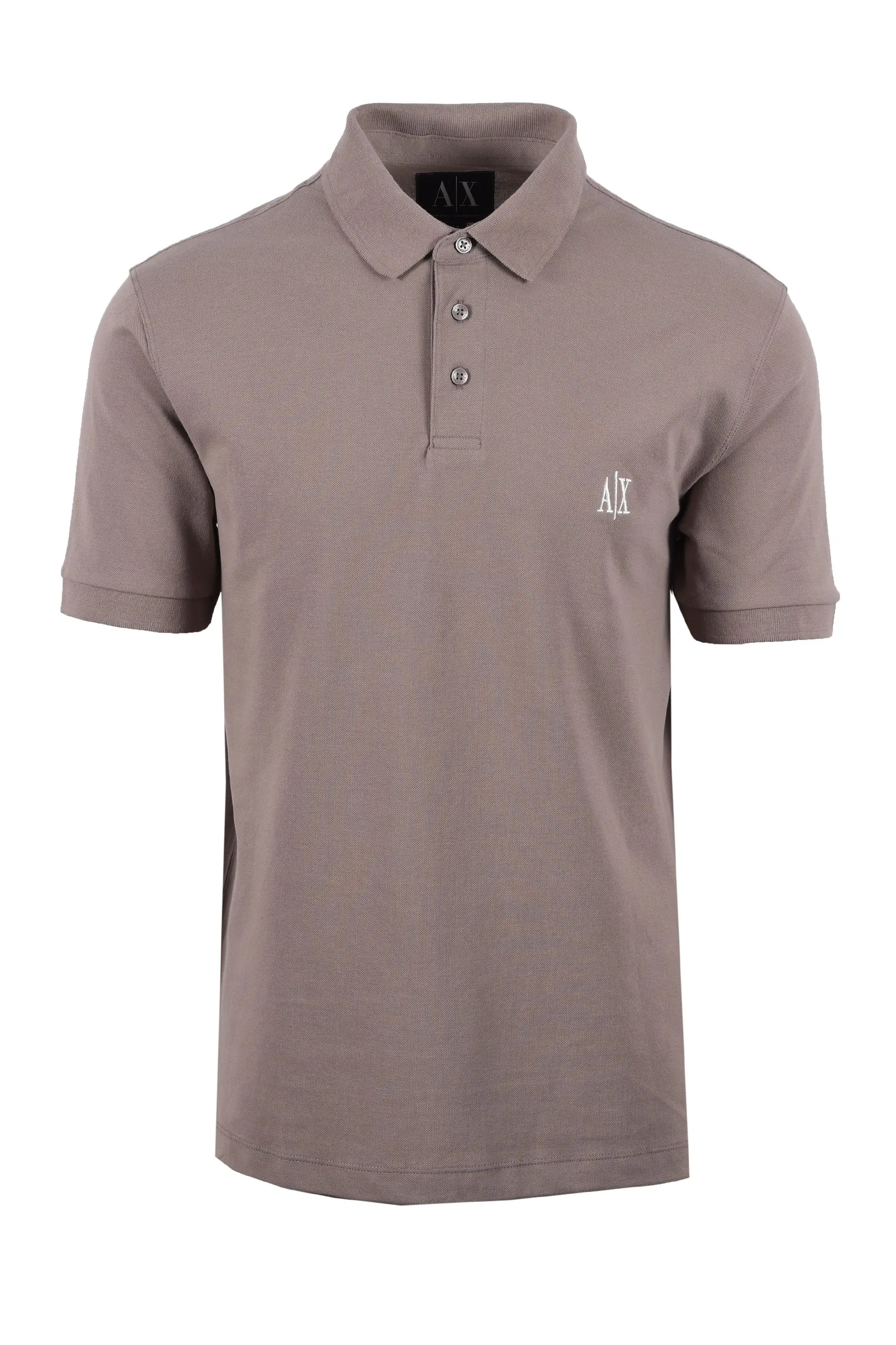 Armani Exchange Regular Polo Shirt Driftwood