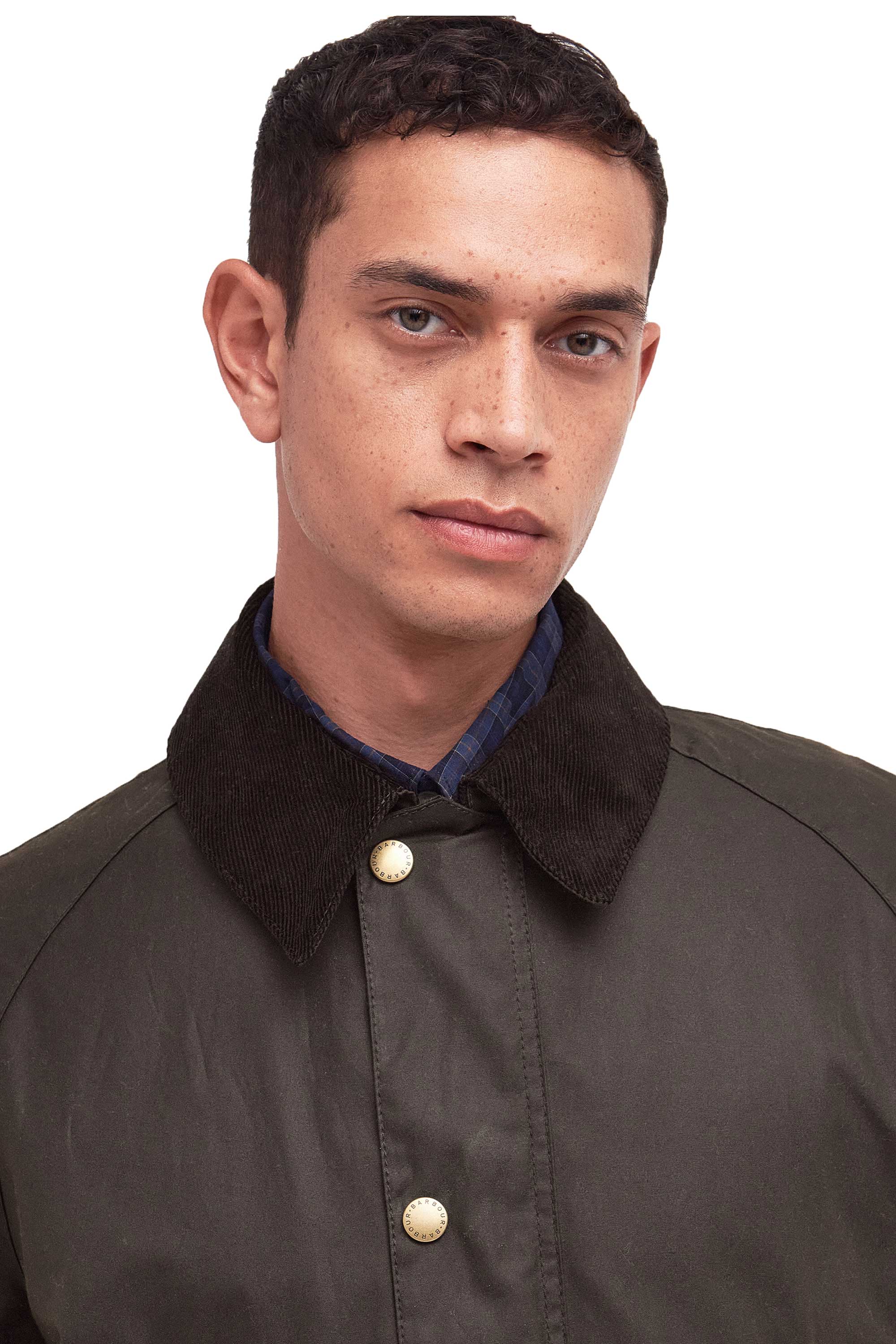 Barbour Ashby Wax Jacket Olive - Image 5