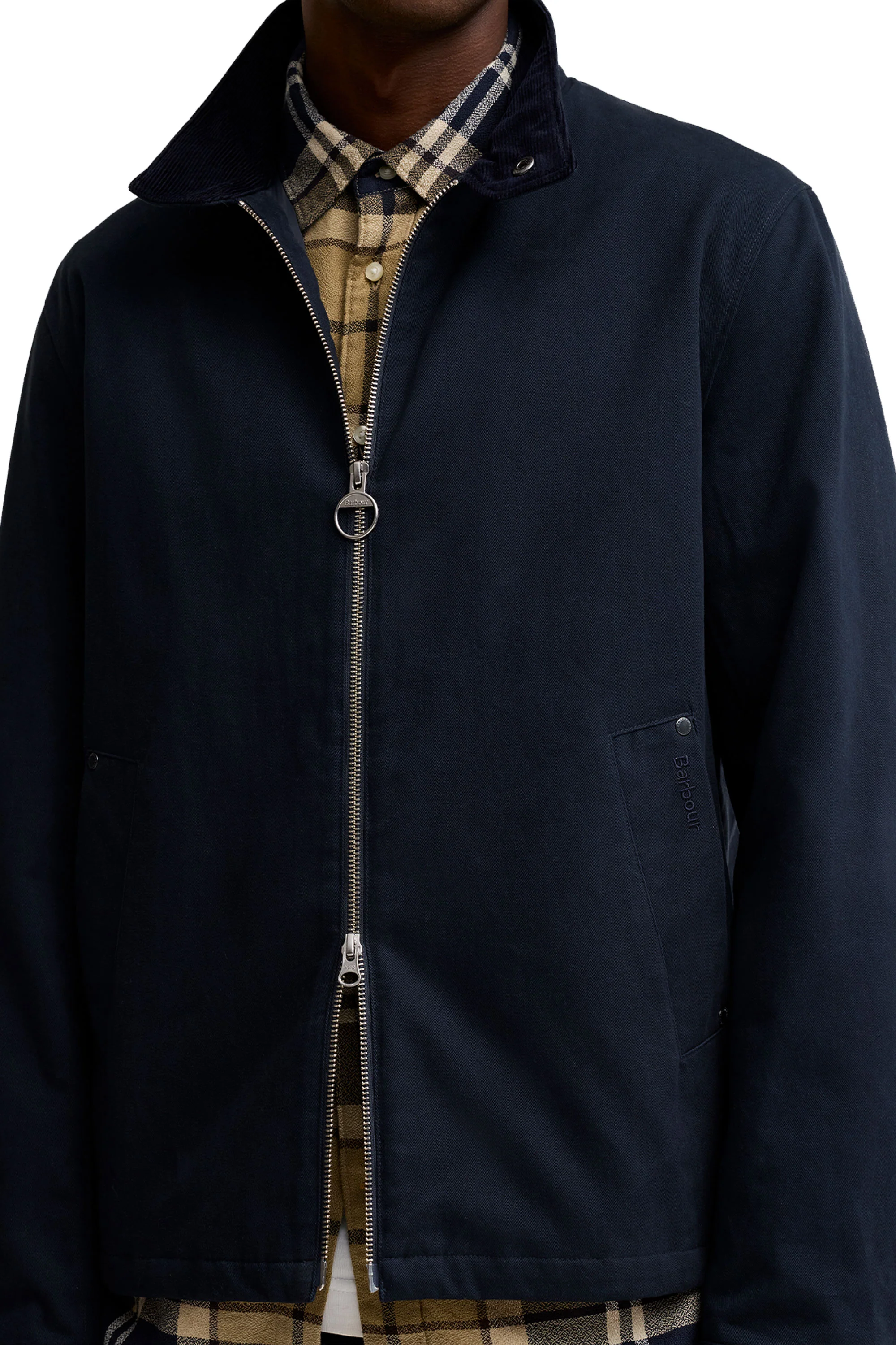 BARBOUR CORDFORD CASUAL JACKET NAVY - Image 5