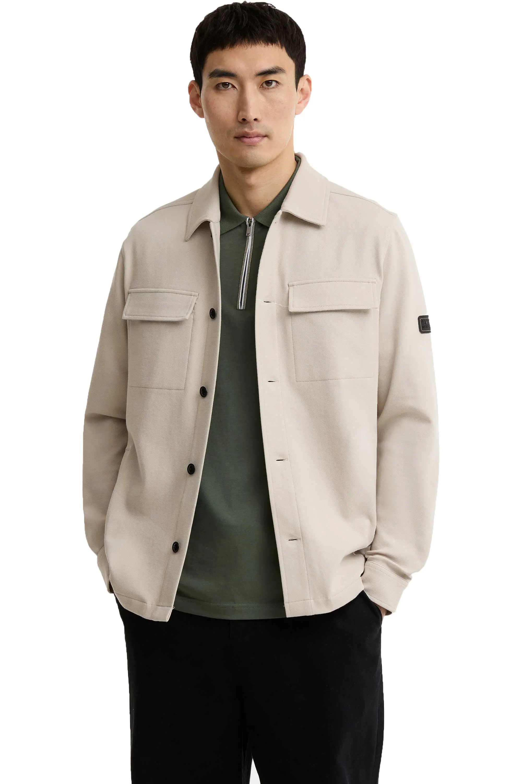 BARBOUR INTERNATIONAL ESH OVERSHIRT MIST - Image 2
