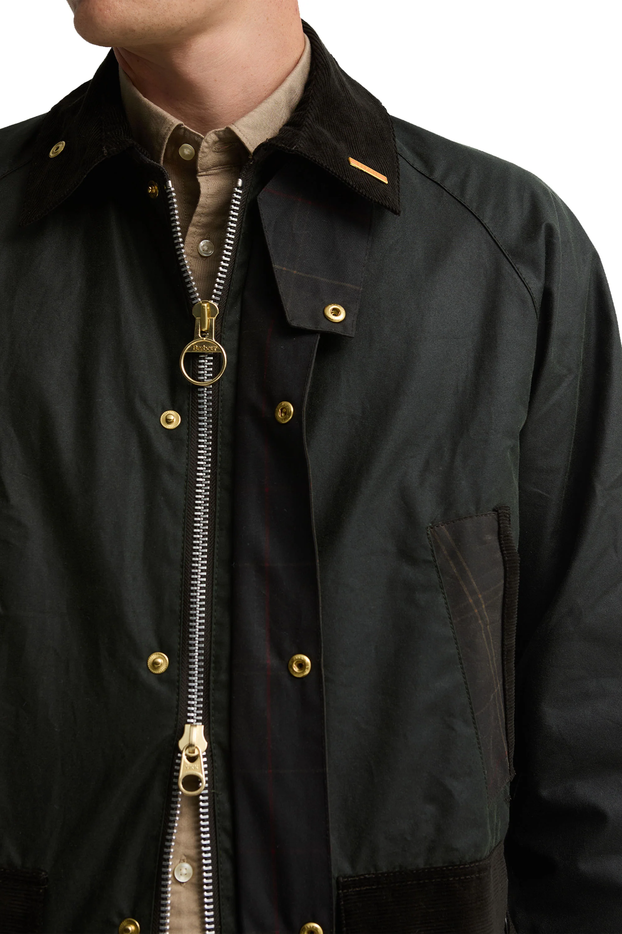 BARBOUR ICONS PATCH BEDALE JACKET SAGE - Image 5
