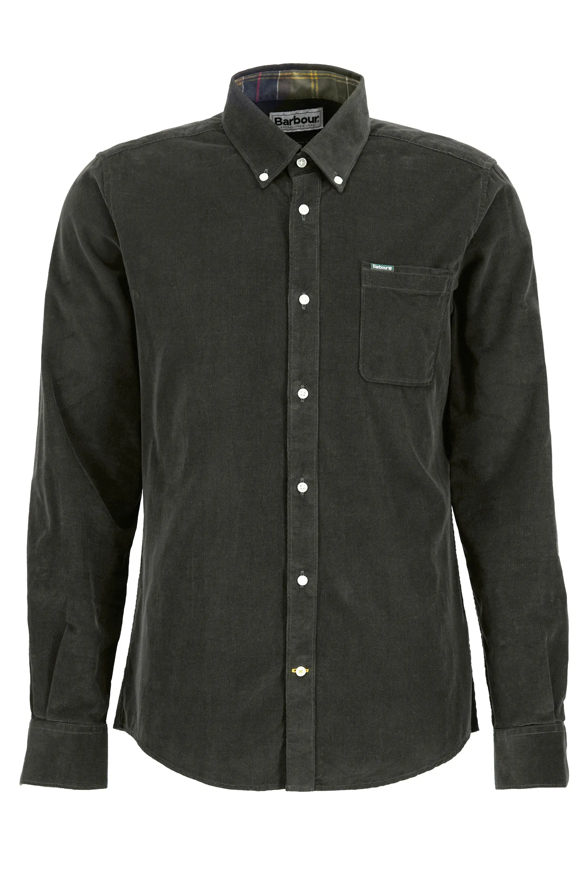 Barbour Ramsey Corduroy Shirt Forest