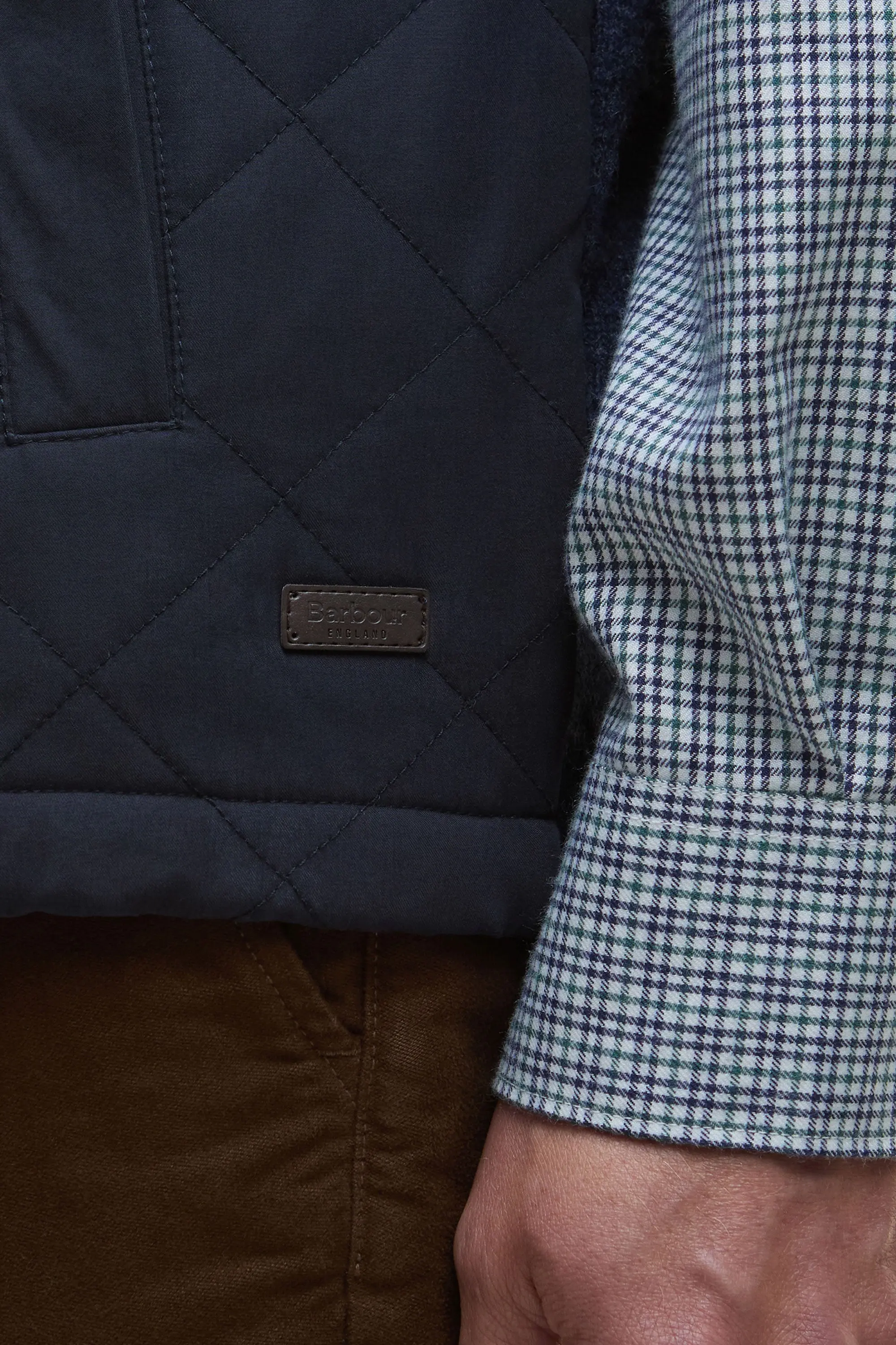 BARBOUR SHOVELER GILET NAVY - Image 4