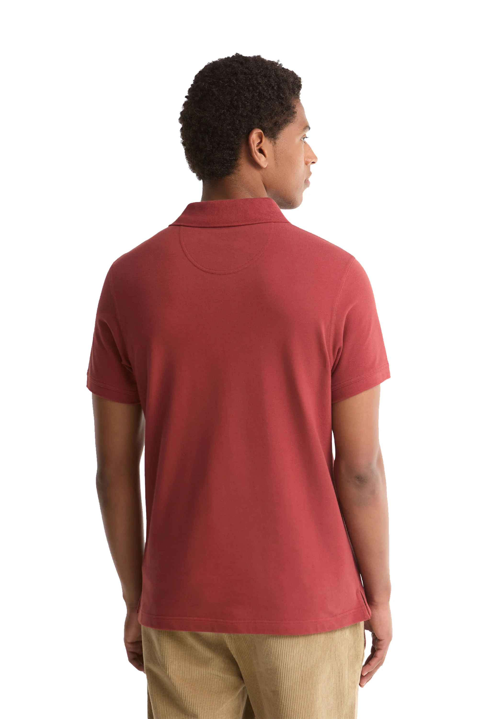 BARBOUR TARTAN PIQUE POLO RUSSET - Image 3