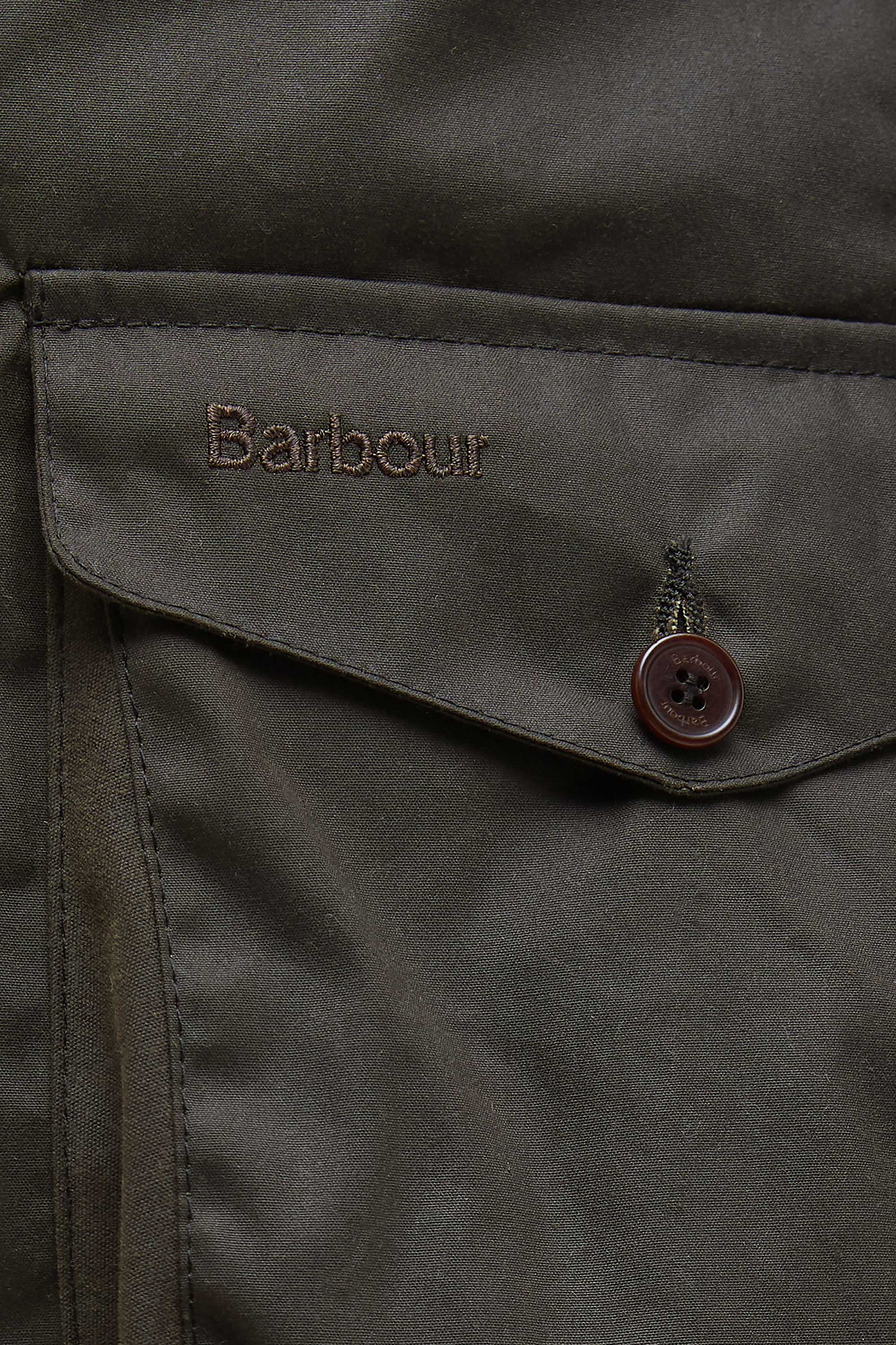 Barbour Beacon Sports Jacket Olive - Image 5