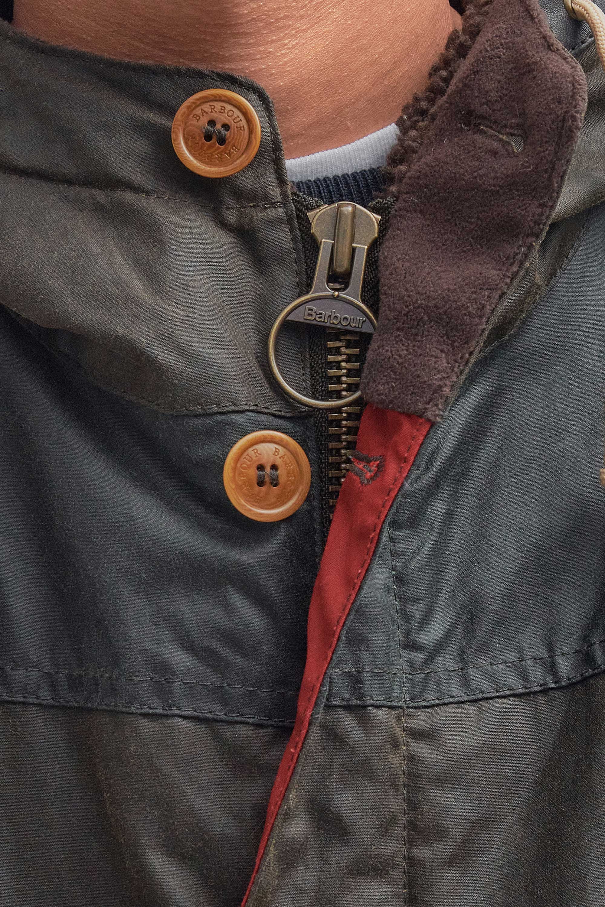 Barbour Game Parka Olive - Image 3