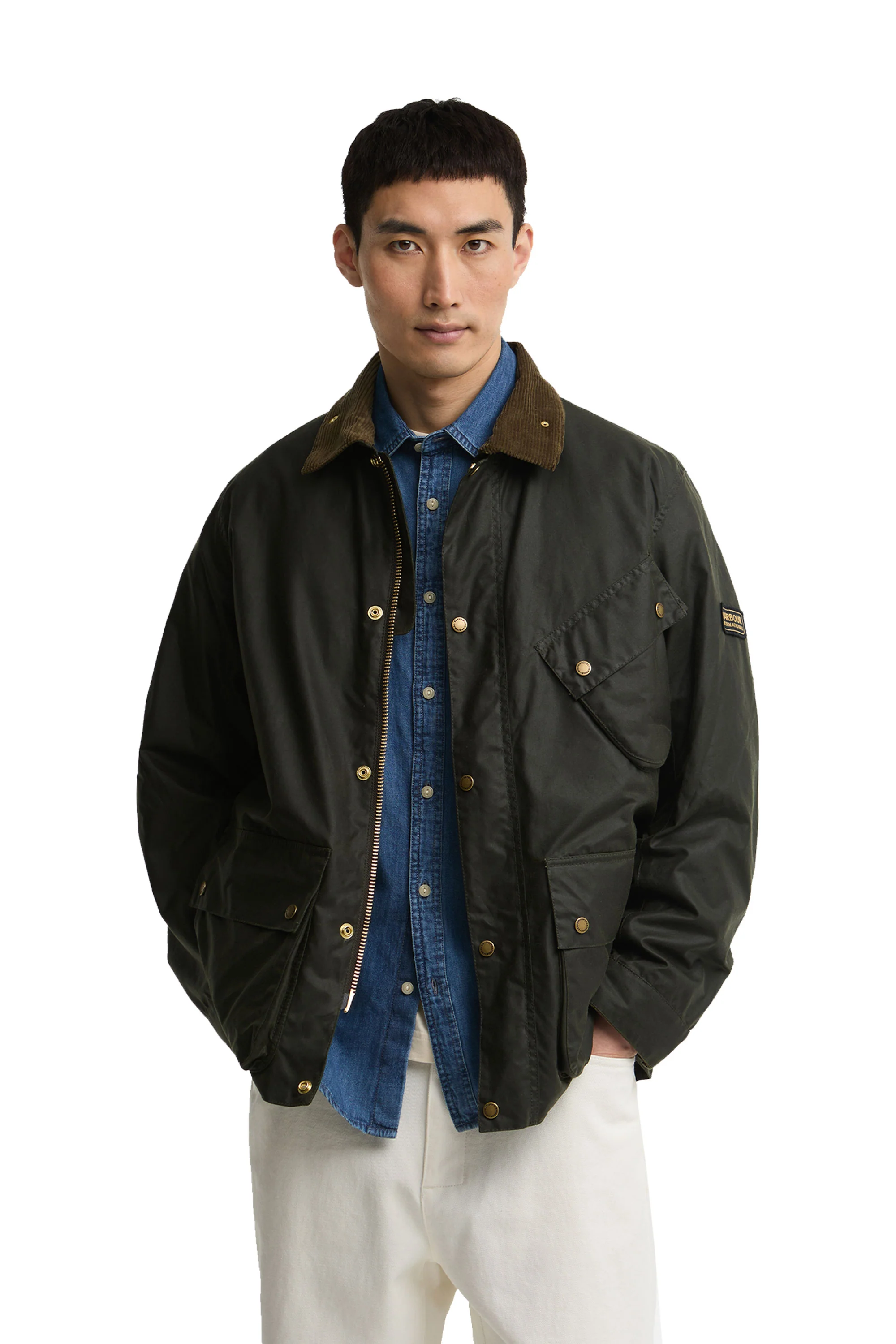 BARBOUR INTERNATIONAL BRAKE LINE WAX JACKET - Image 2