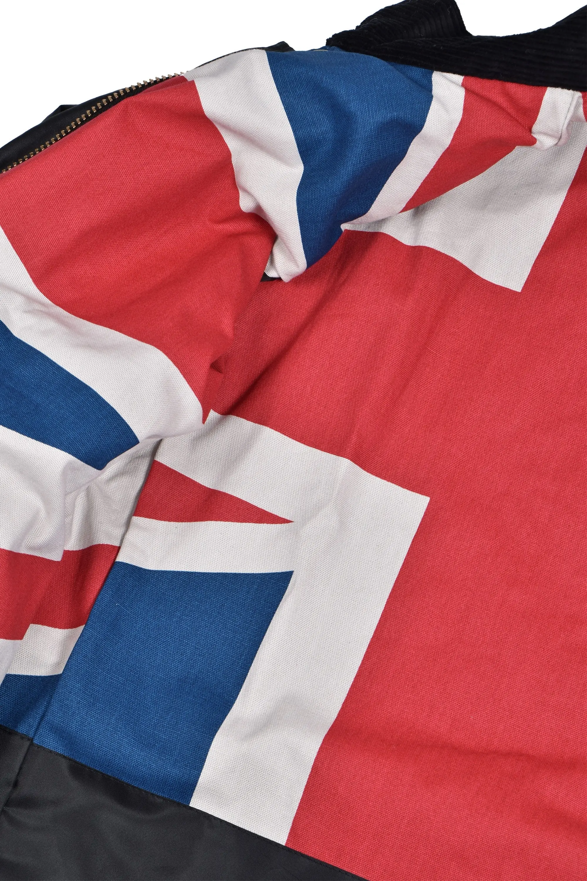 Barbour International Union Jack Jacket Black - Image 5