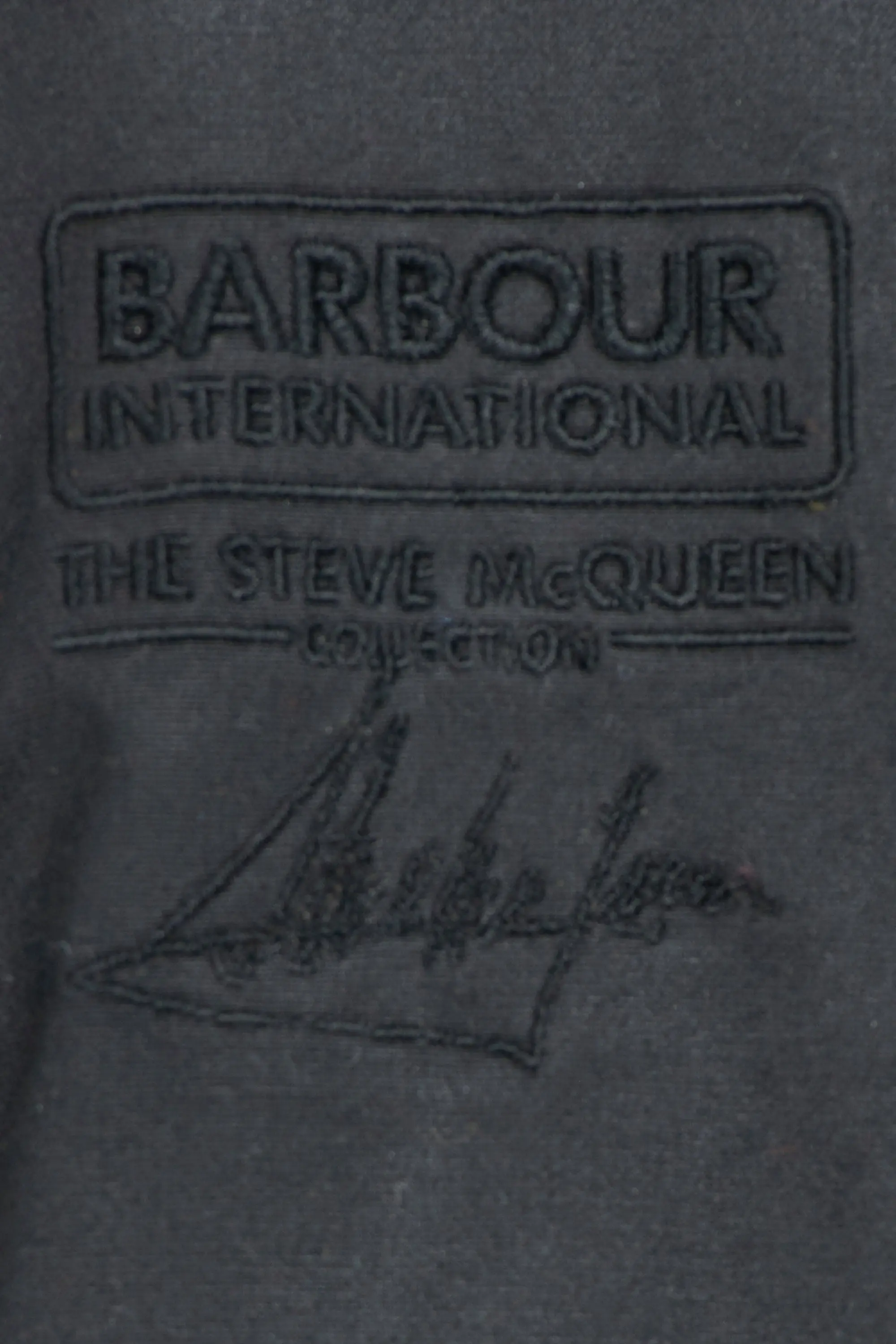 Barbour Steve McQueen Workers Wax Jacket Black - Image 5