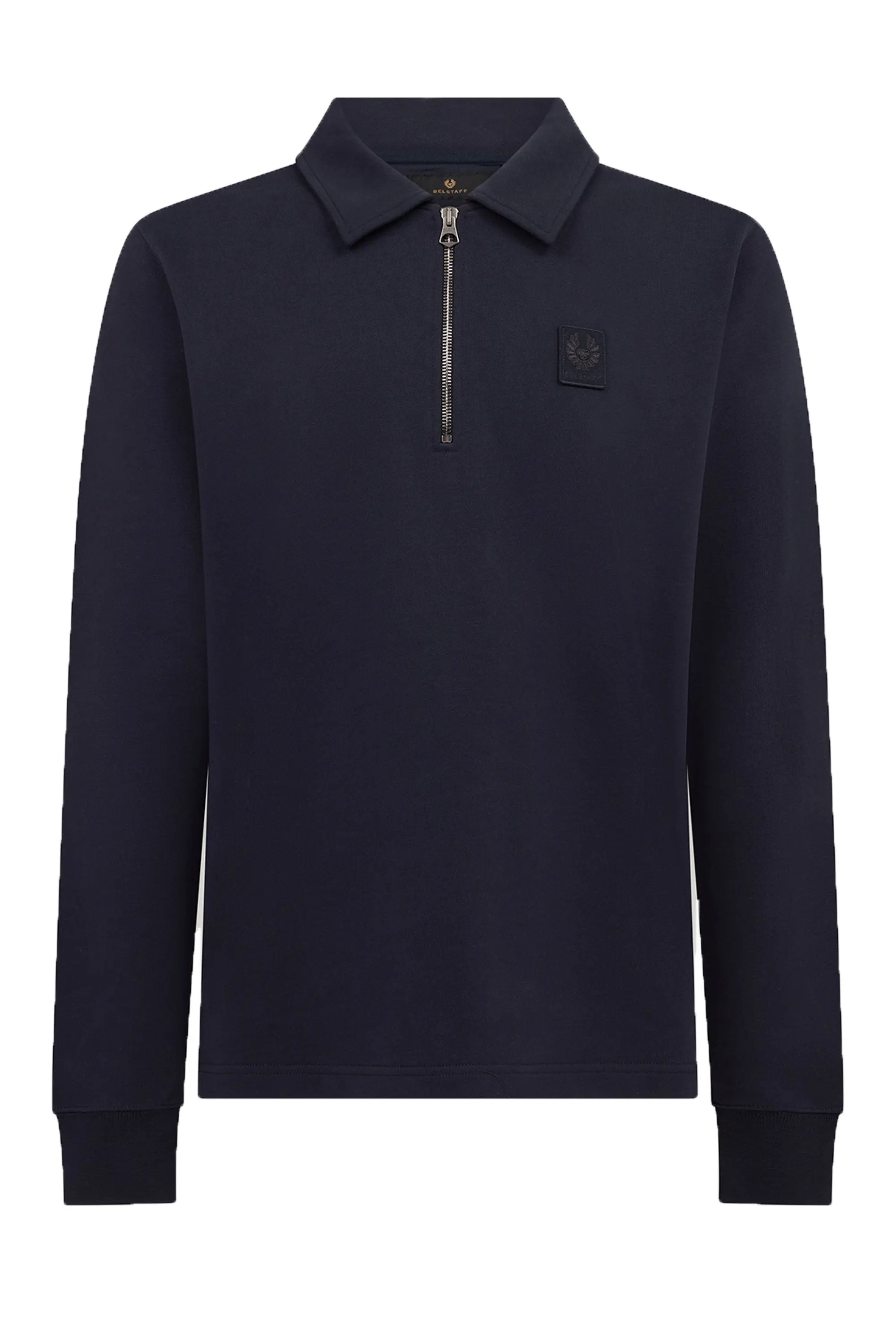 Belstaff Curator Collared Sweatshirt Dark Ink