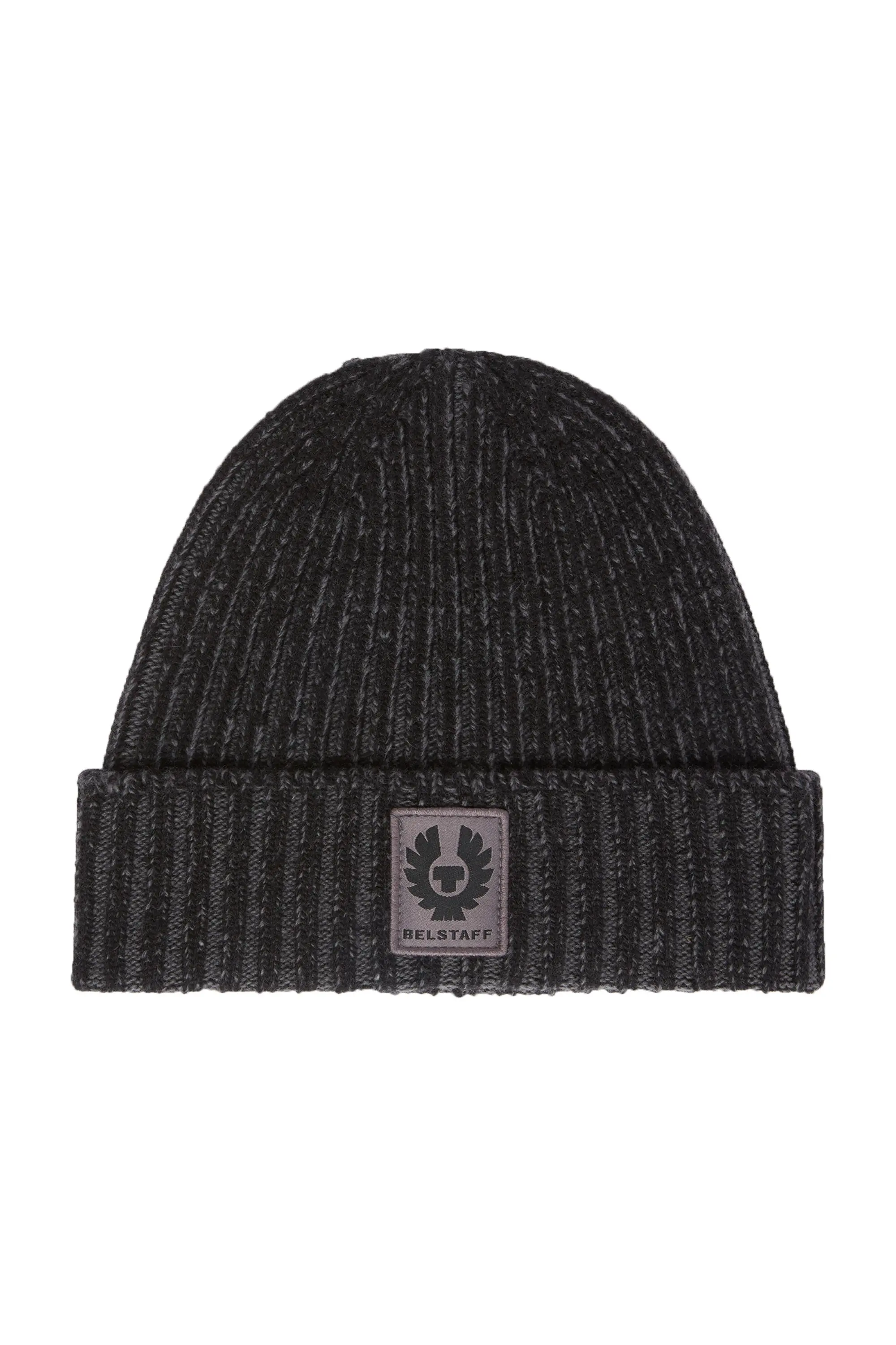 Belstaff Plated Watch Hat Black/Tornado Grey
