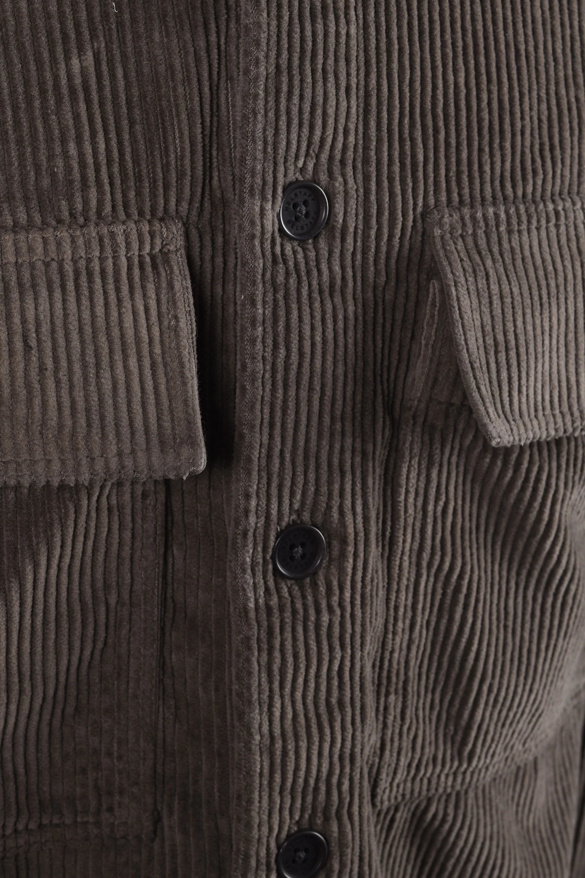 BELSTAFF RAVINE CORDUROY SHIRT ARMY GREEN - Image 3