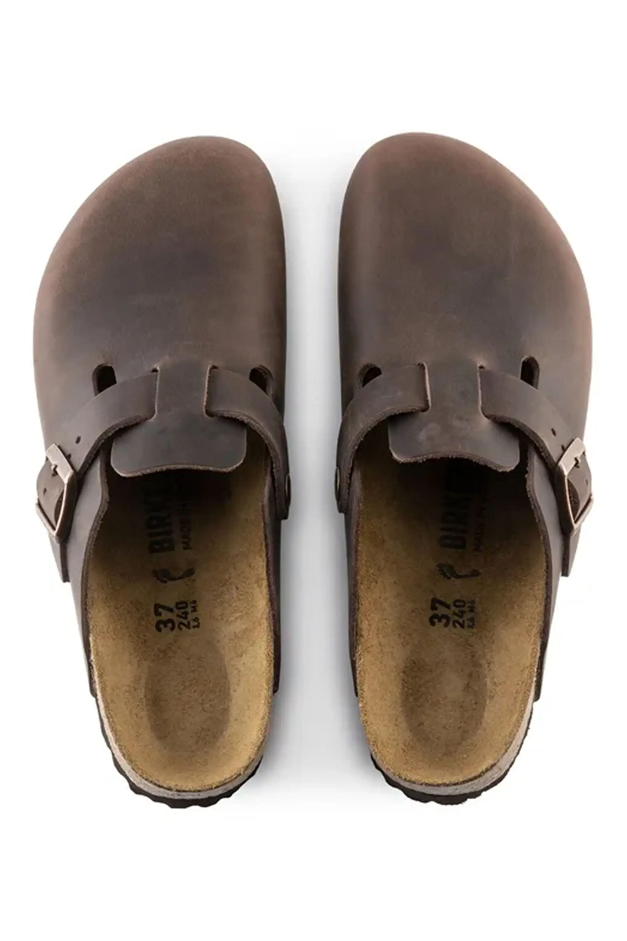 BIRKENSTOCK BOSTON OILED LEATHER CLOG HABANA - Image 3