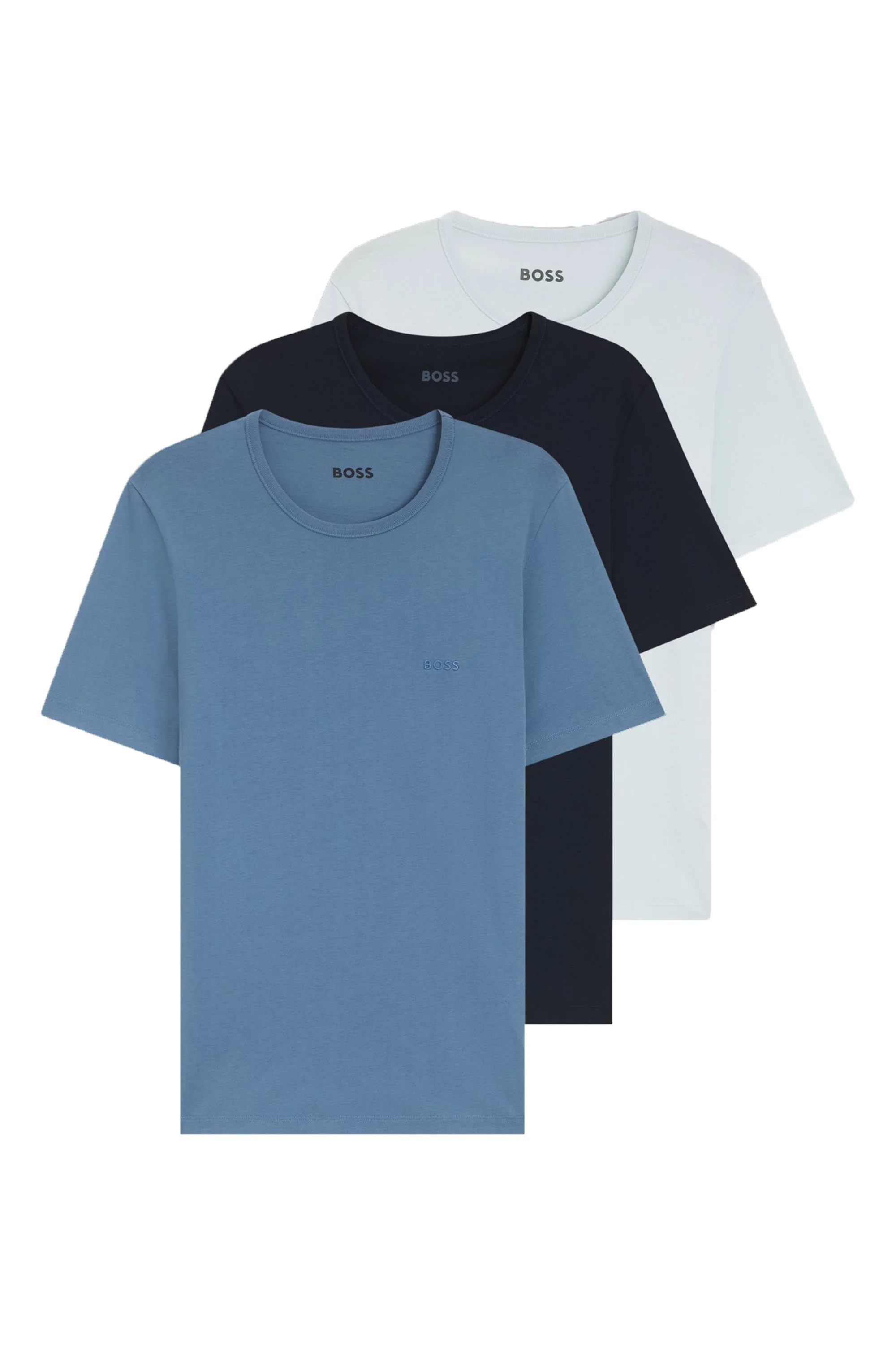 Boss Black 3 PACK T-SHIRT MULTI BLUE