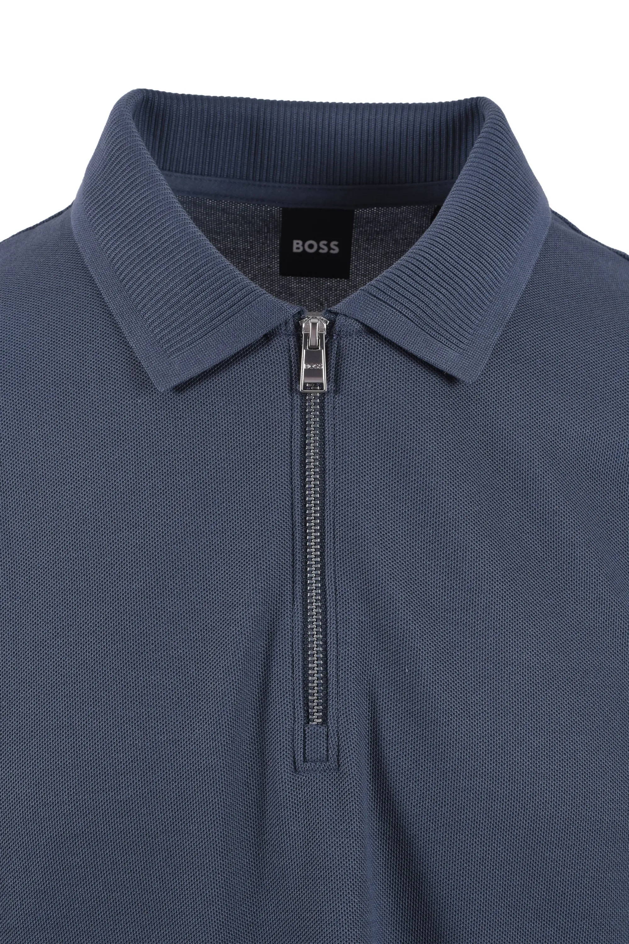 Boss Black BOSS C-PEI 04 POLO SHIRT OPEN BLUE - Image 2