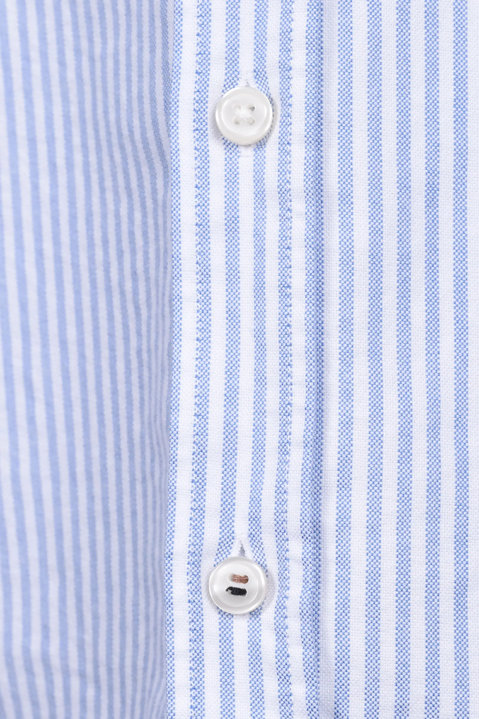 Boss Black H Liam Stripe Oxford Shirt Light Pastel Blue - Image 4