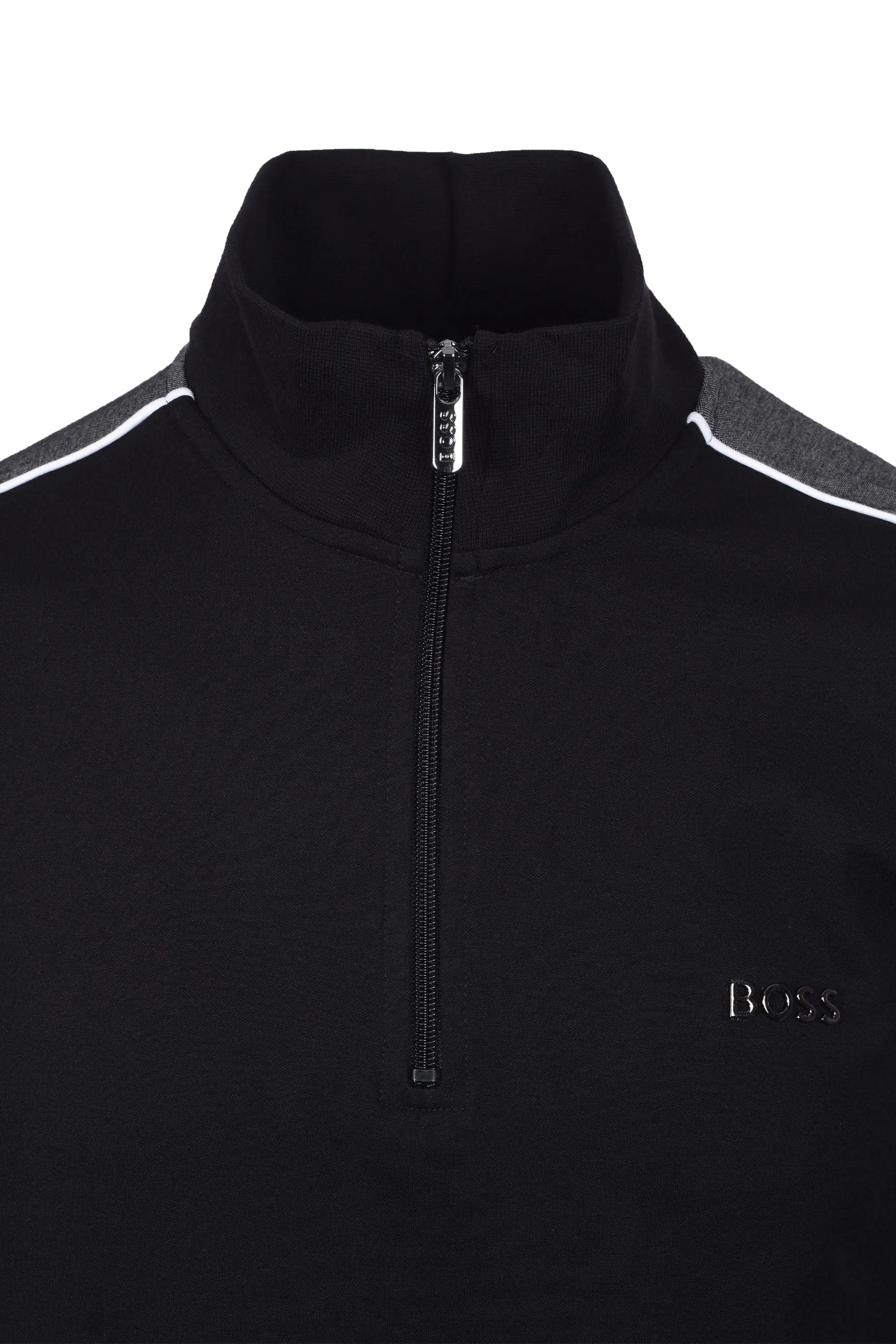 Boss Black HALF ZIP TRACKSUIT JACKET BLACK - Image 2