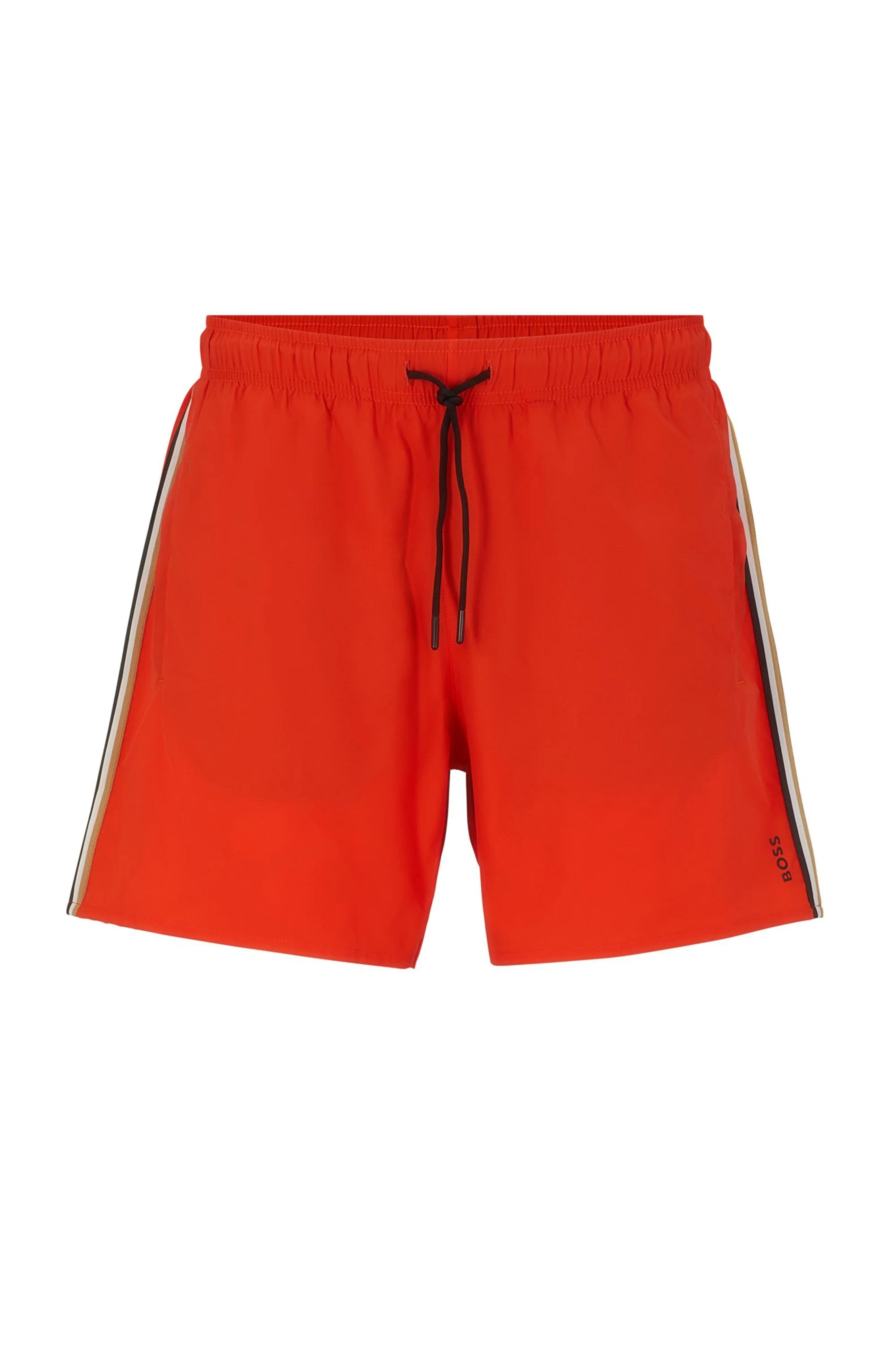 Boss Black Iconic Swim Shorts Bright Orange