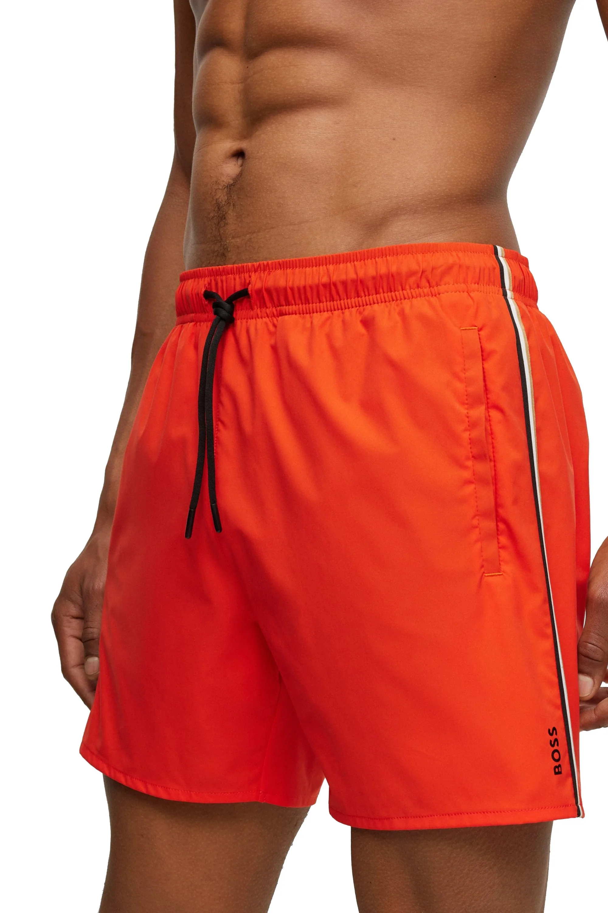 Boss Black Iconic Swim Shorts Bright Orange - Image 2