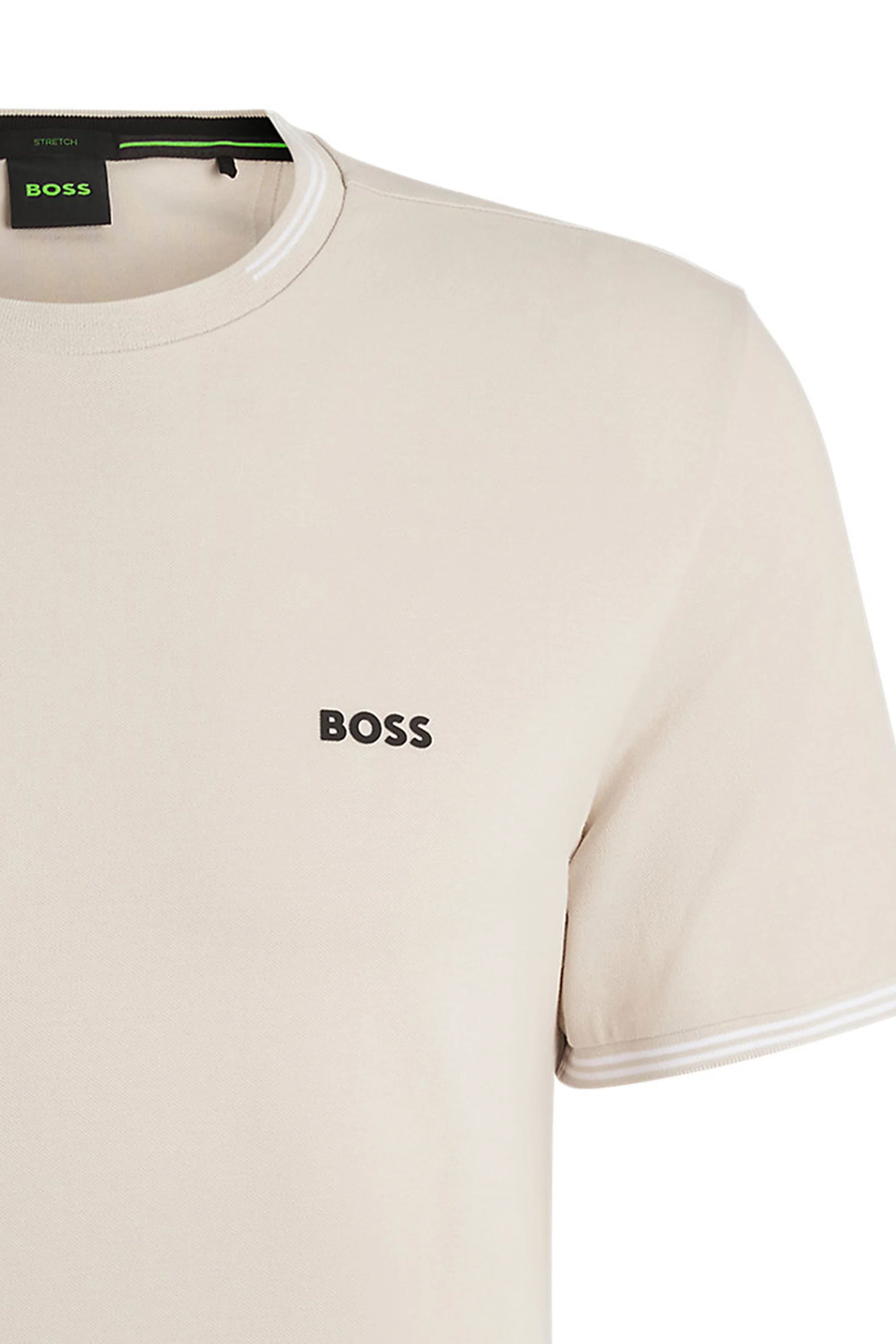 Boss Green Taul T-Shirt Open Beige - Image 2