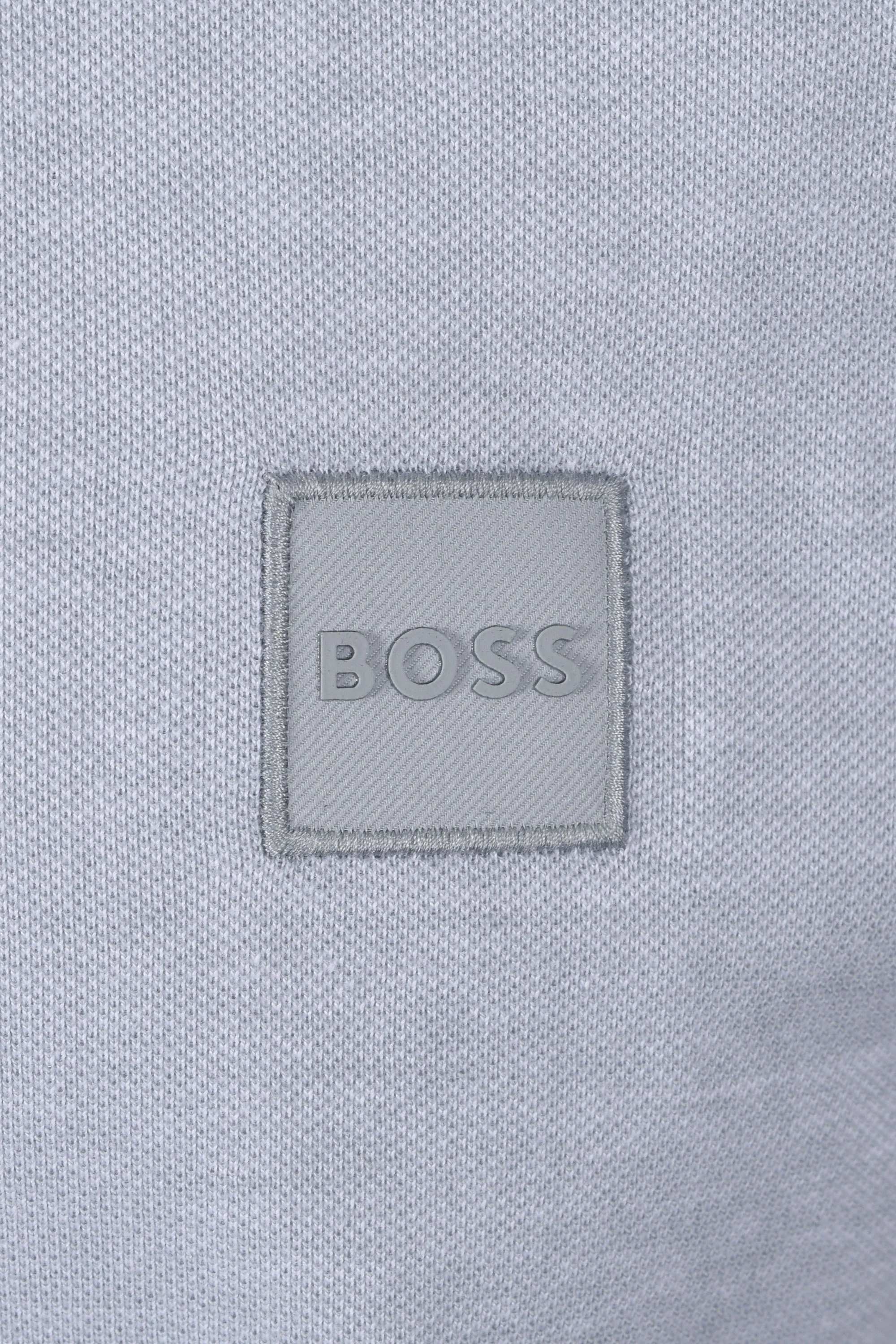 BOSS ORANGE PASSERFORD POLO SHIRT OPEN GREY - Image 3