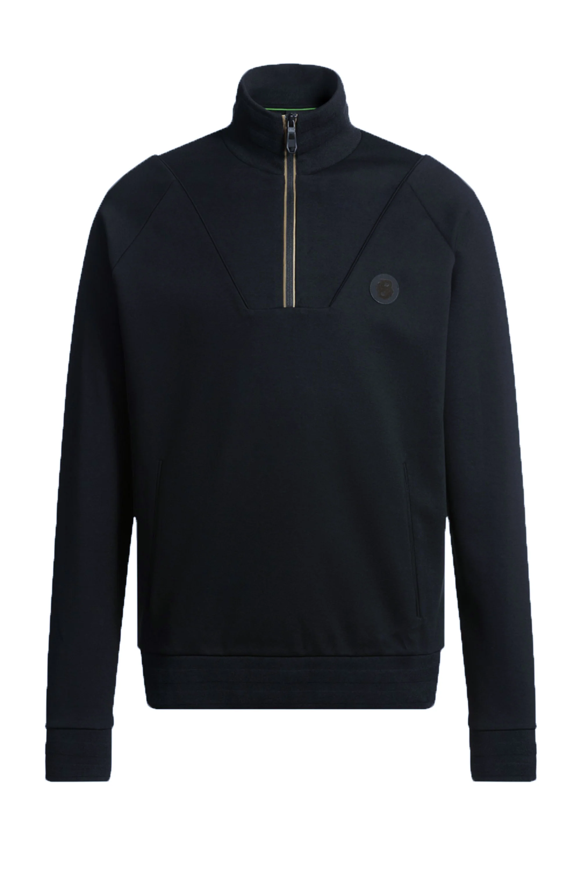 Boss Green Sweat Tl Half Zip Sweatshirt Dark Blue