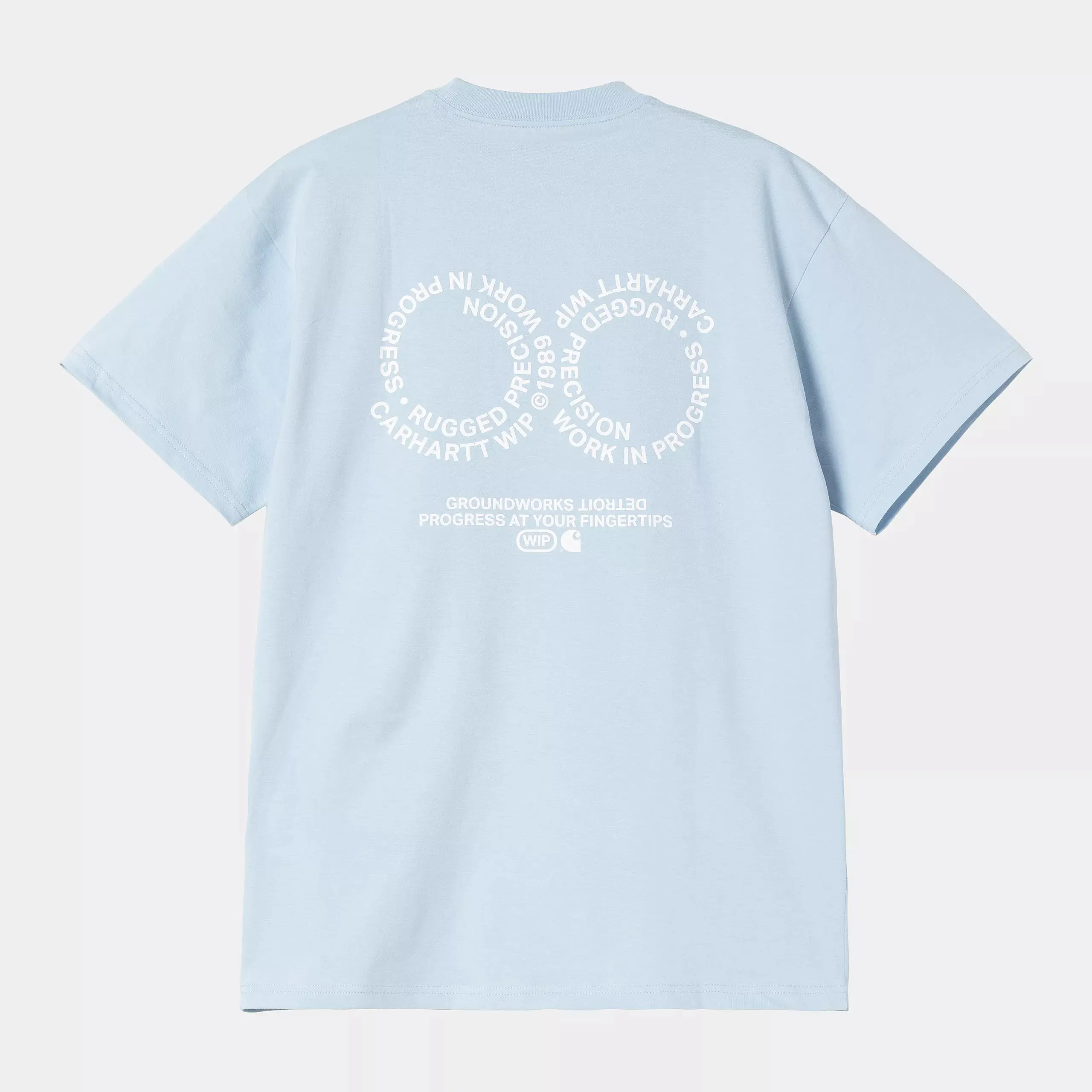 CARHARTT S/S ROTATION T-SHIRT AIR SKY/WHITE - Image 2