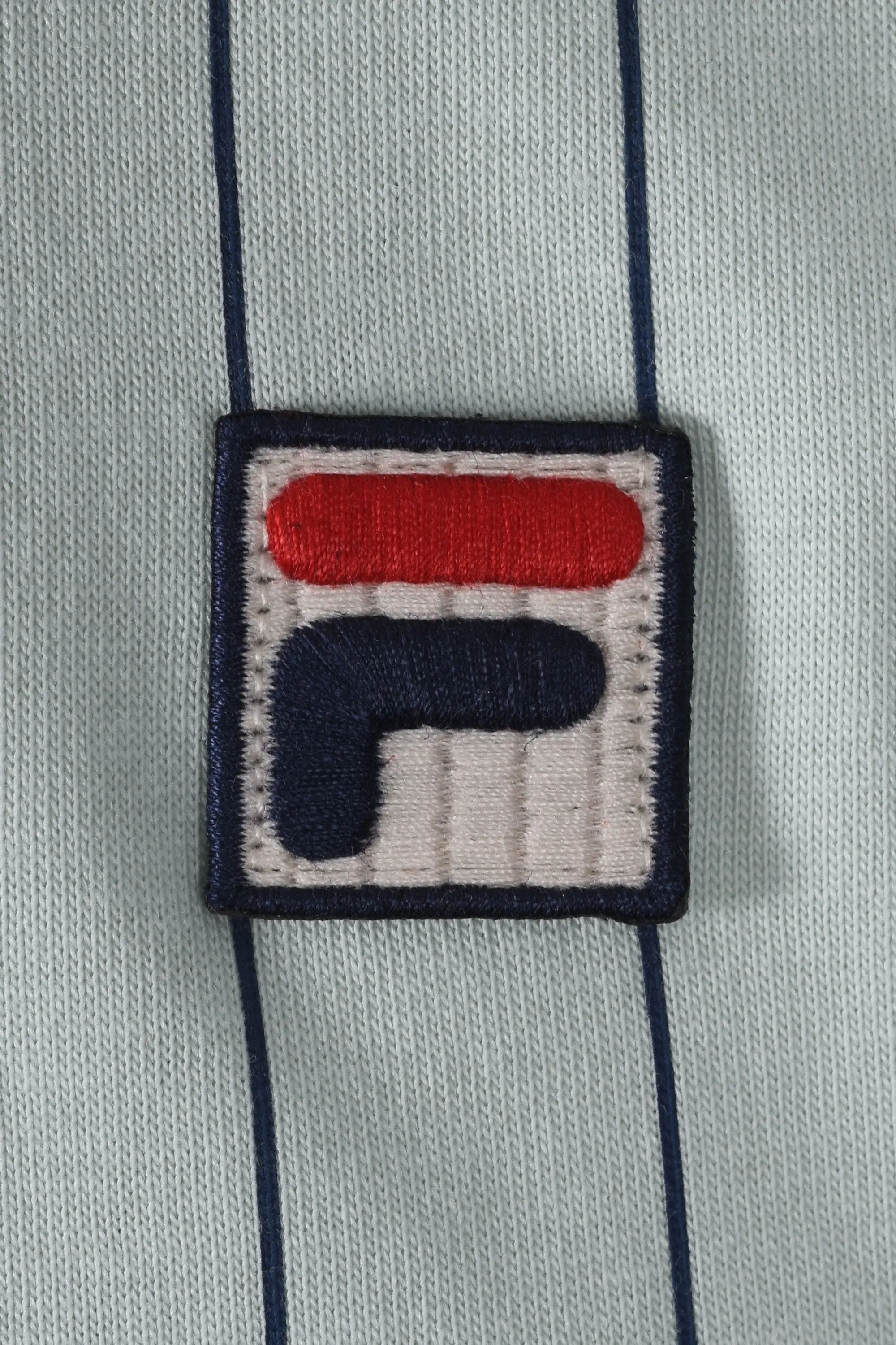 FILA BB1 VINTAGE STRIPED POLO SURF SPRAY/NAVY/WHITE - Image 3