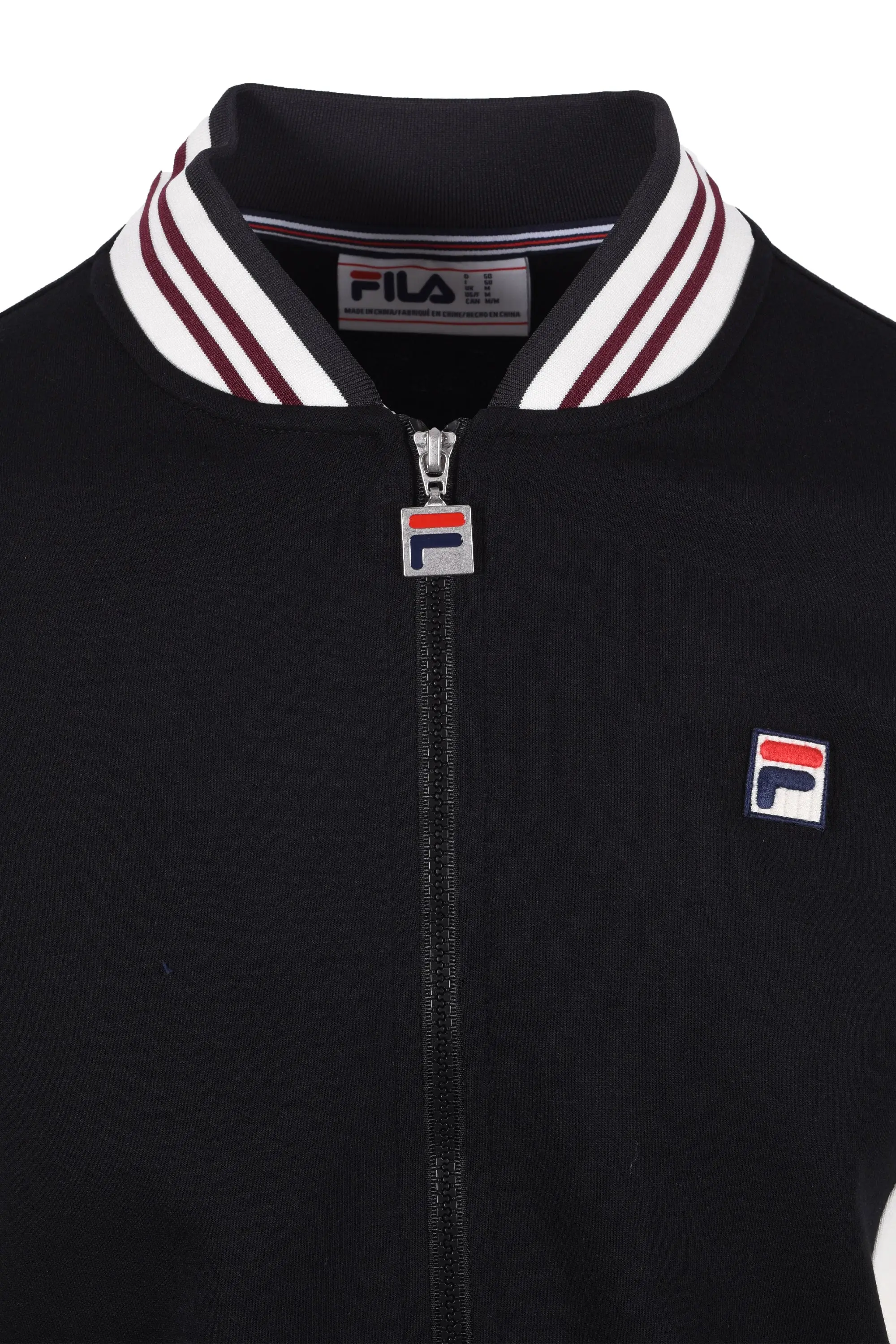 Fila Vintage Settanta Track Jacket Black/Gardenia/Charcoal - Image 3