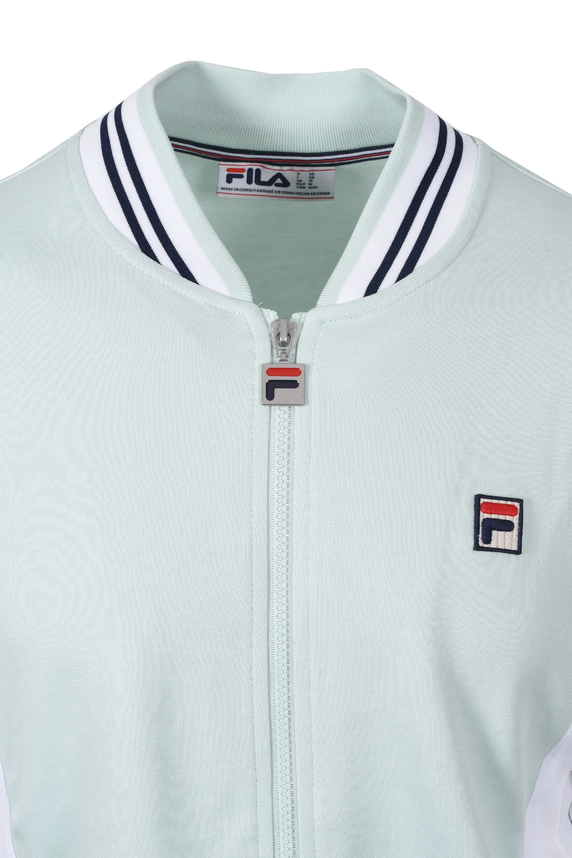 FILA SETTANTA TRACK TOP SURF SPRAY/NAVY/WHITE - Image 3