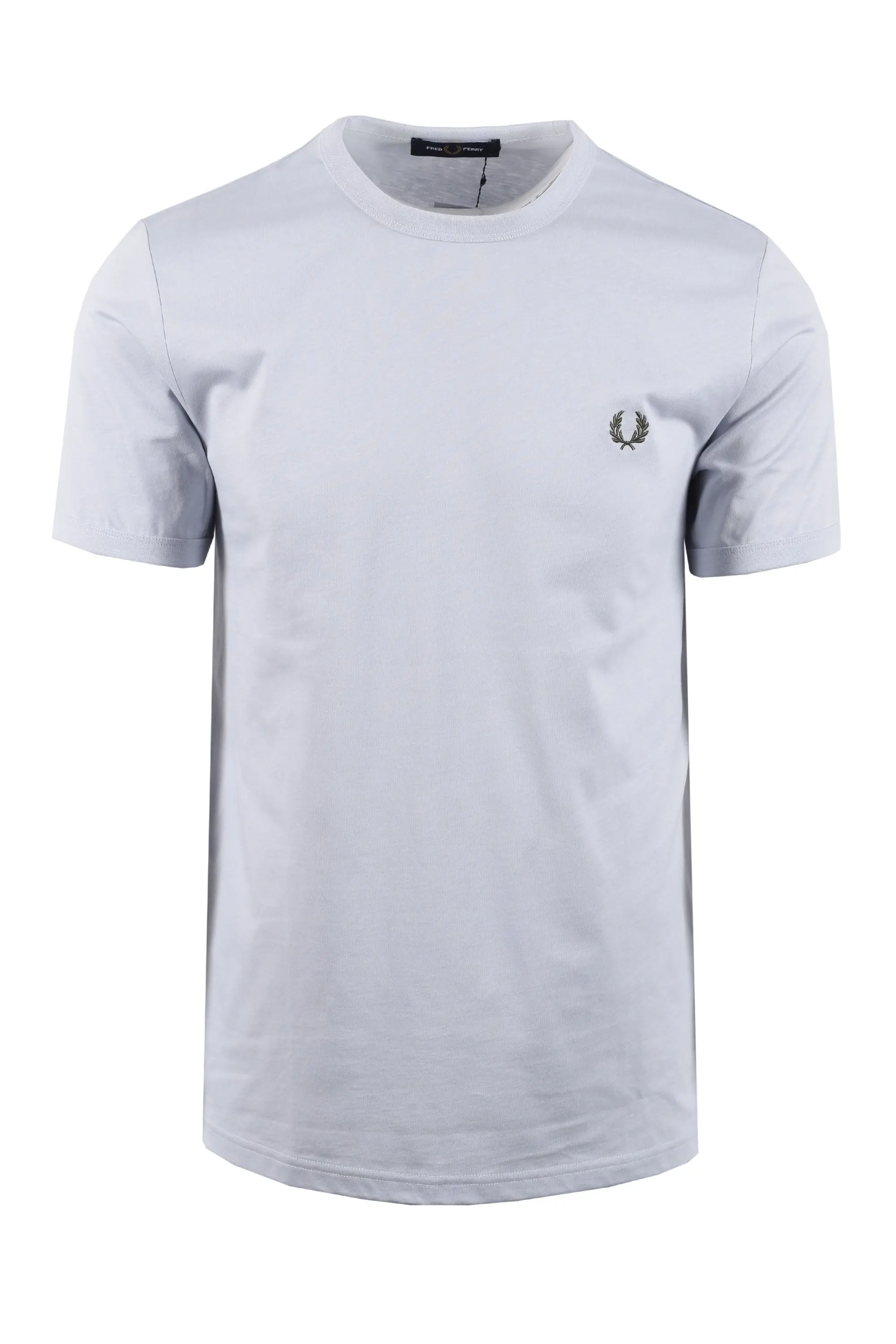 FRED PERRY RINGER T-SHIRT DUSKY BLUE