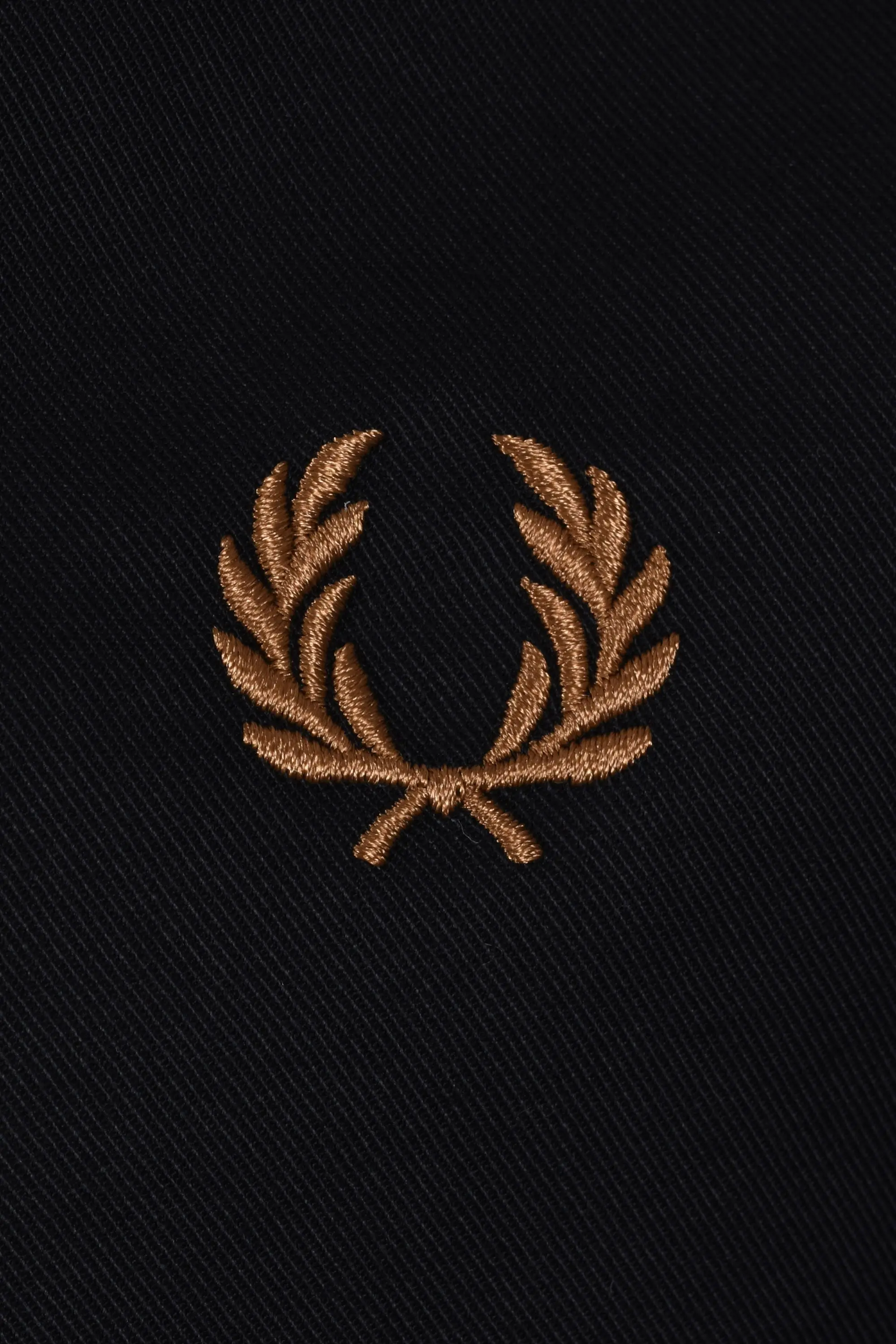 FRED PERRY TWILL HARRINGTON JACKET BLACK - Image 4