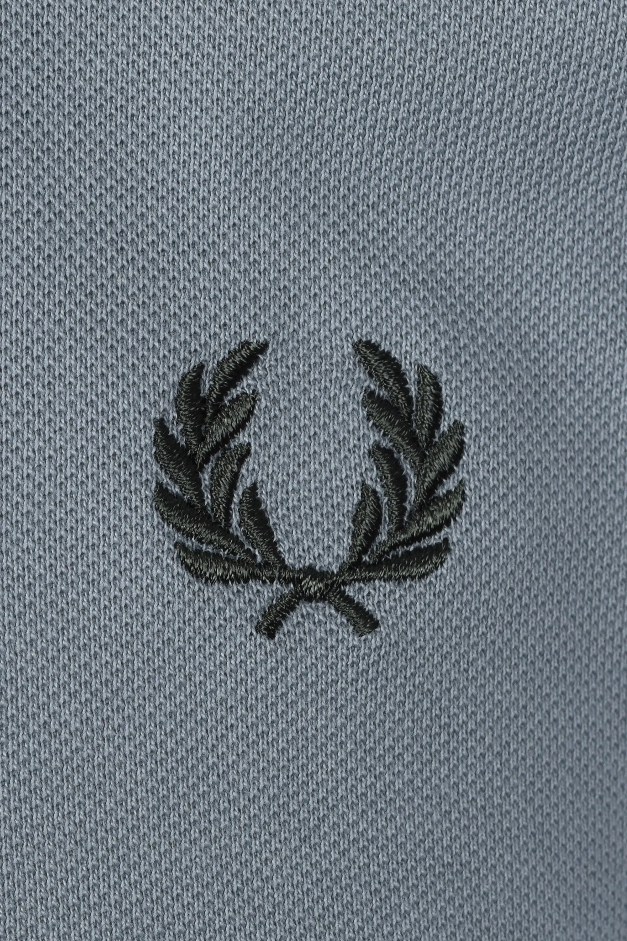 FRED PERRY TWIN TIPPED CUFFED T-SHIRT STOCKPORT BLUE - Image 3