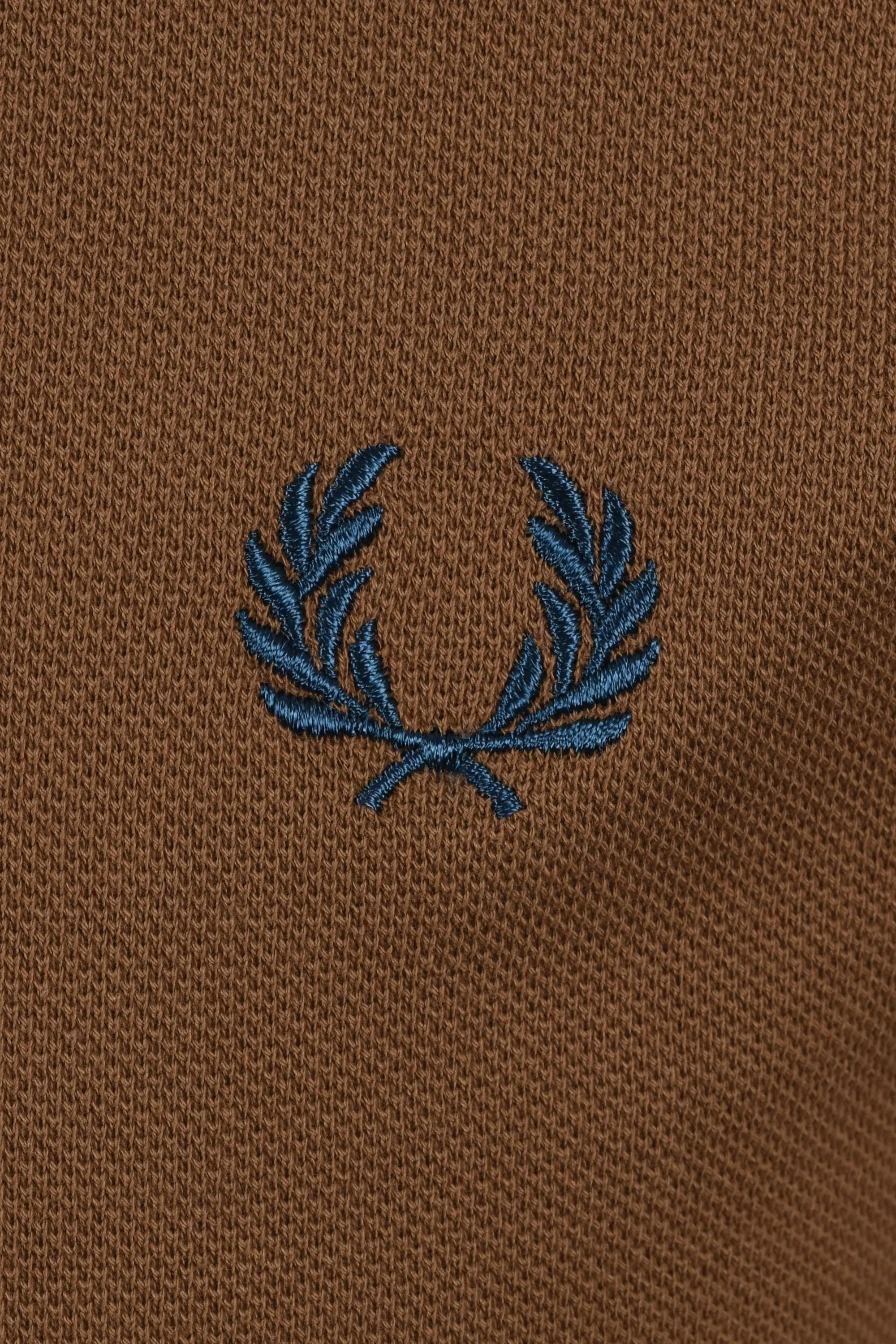 FRED PERRY TWIN TIPPED POLO SHADED STONE/ECRU/DARK PETROL - Image 3