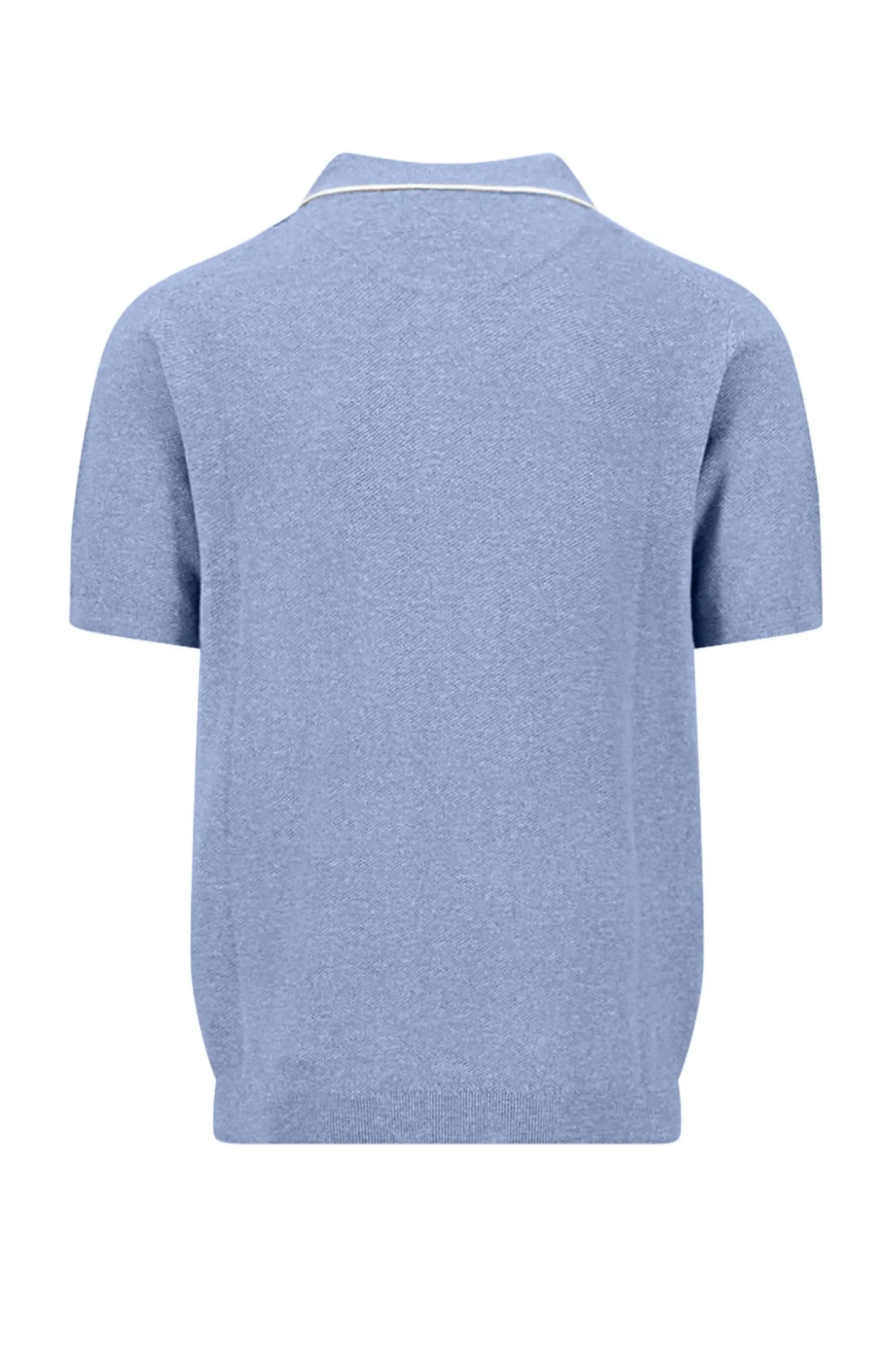 FYNCH-HATTON KNITTED POLO SHIRT NEW BREEZE - Image 2