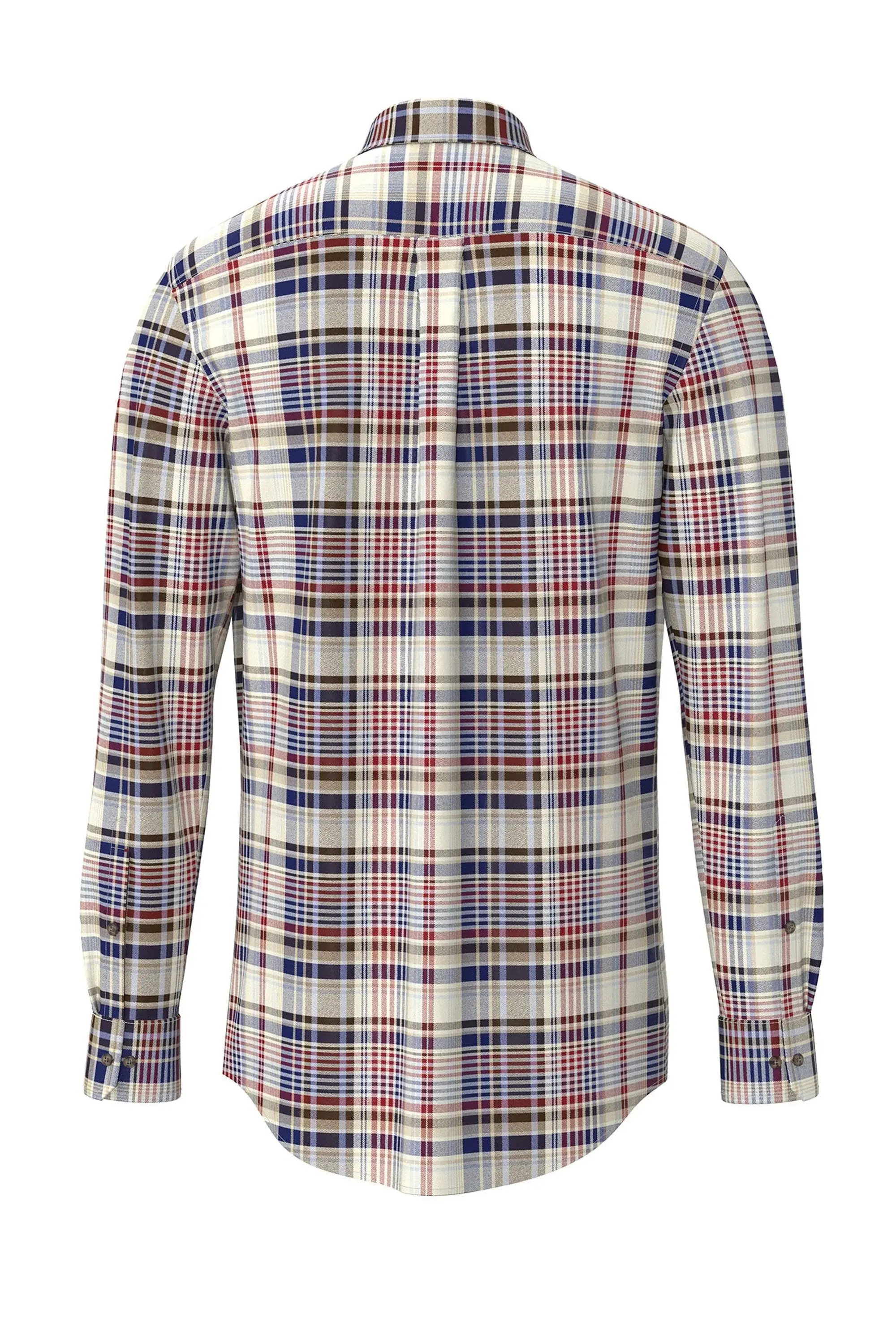 Fynch-Hatton Long Sleeve Shirt Garnet Red - Image 2