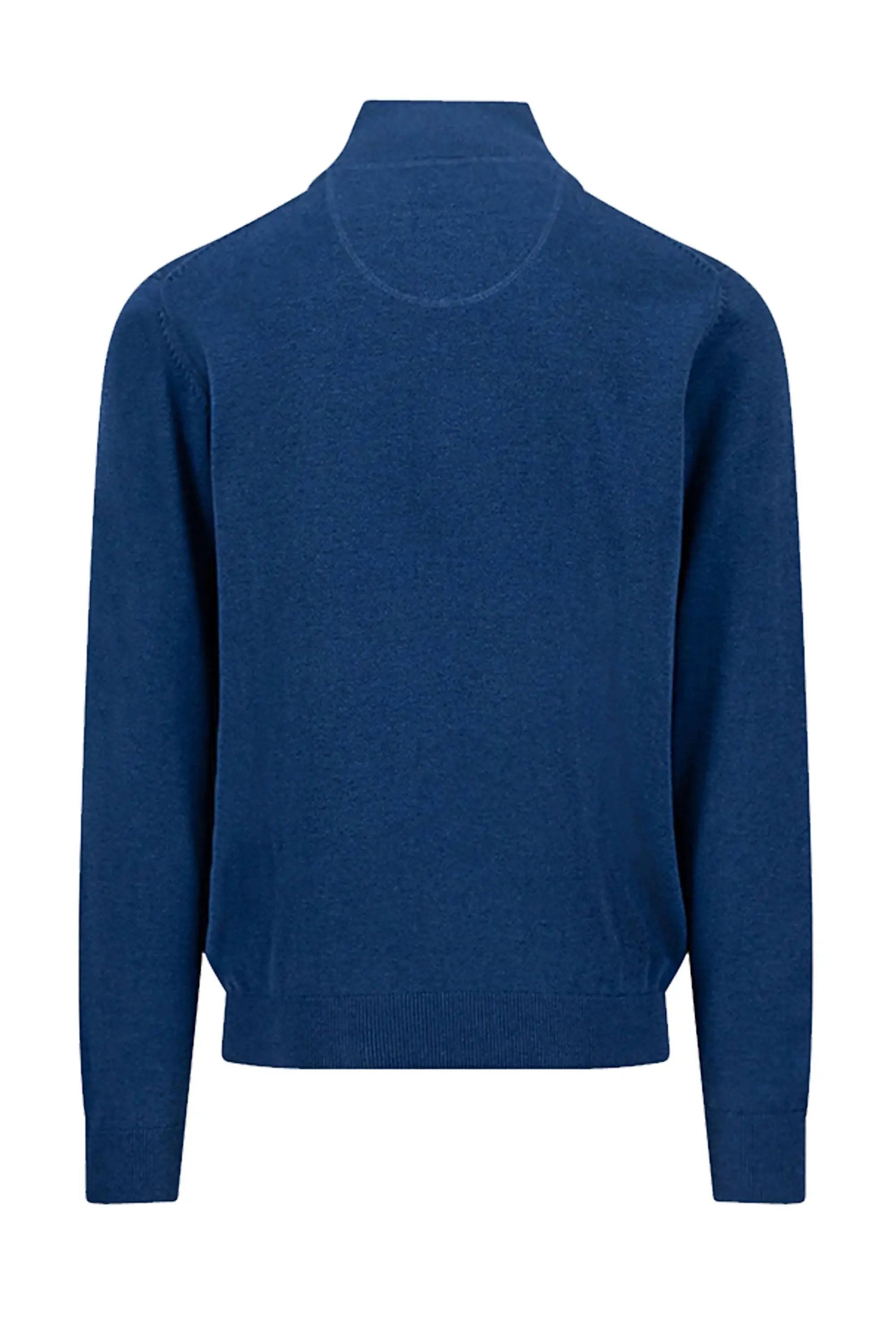 FYNCH-HATTON TROYER HALF ZIP KNITWEAR MIDNIGHT - Image 2