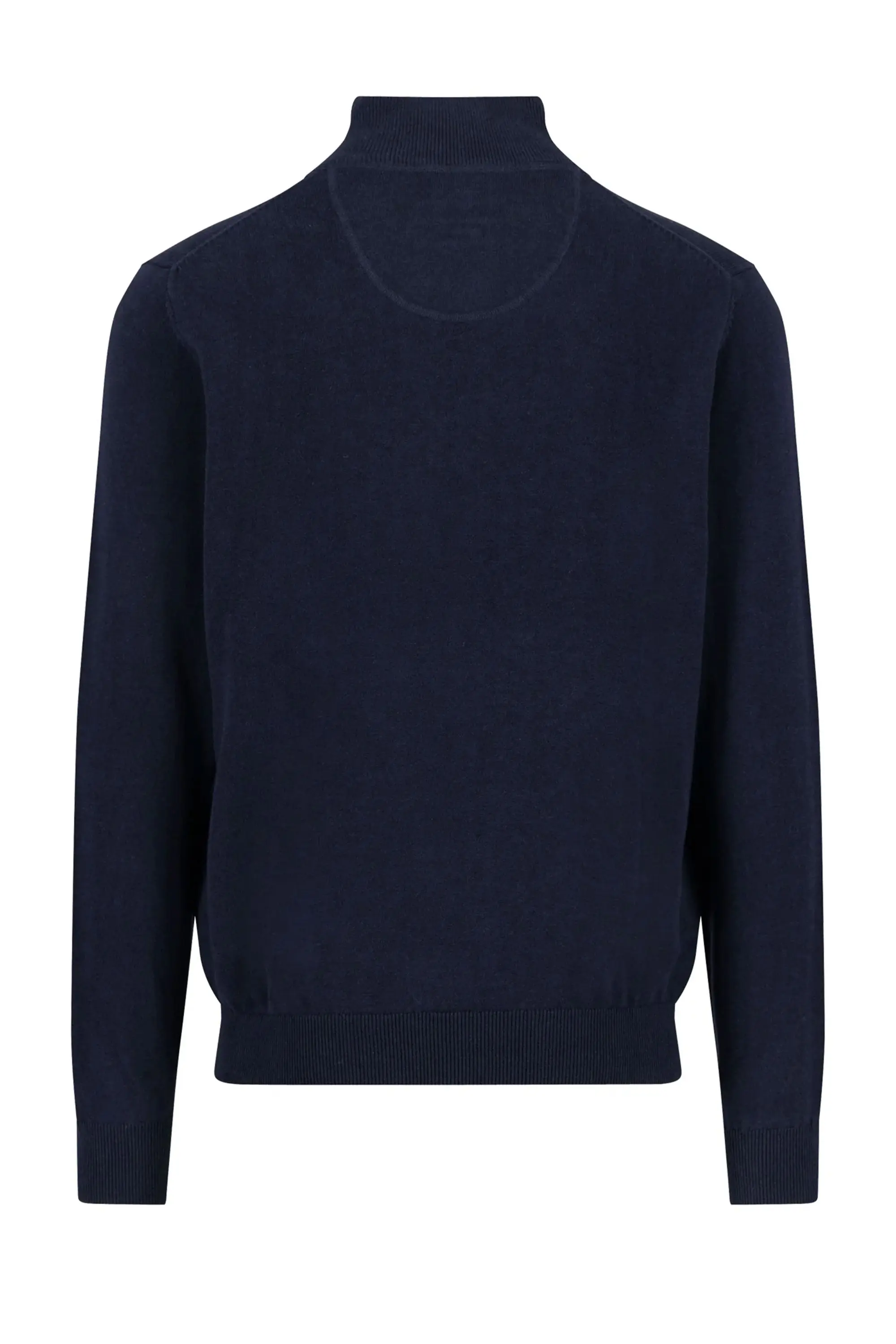 Fynch-Hatton Half Zip Knitwear Navy - Image 2