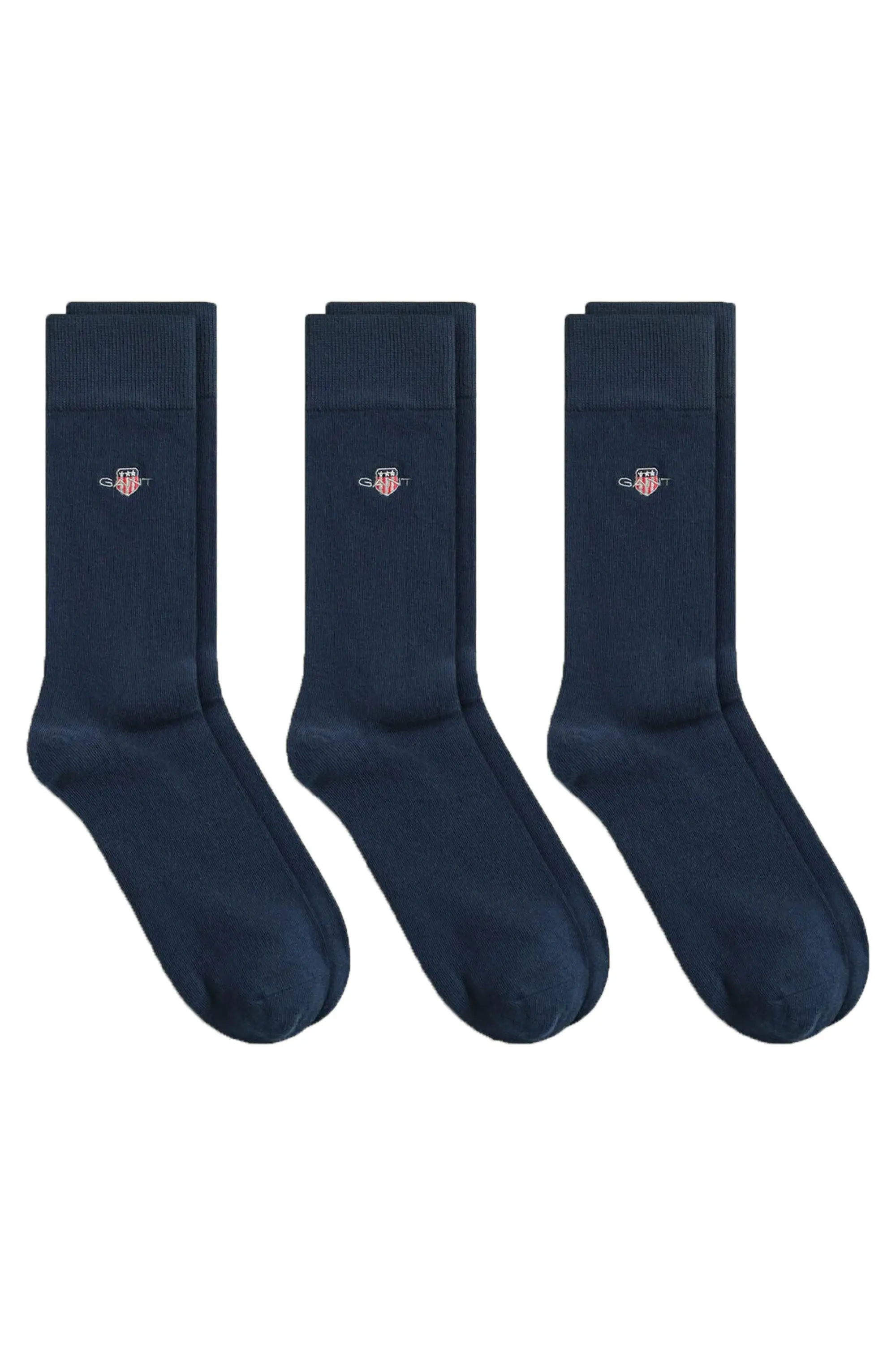 GANT 3 PACK SHIELD SOCKS EVENING BLUE