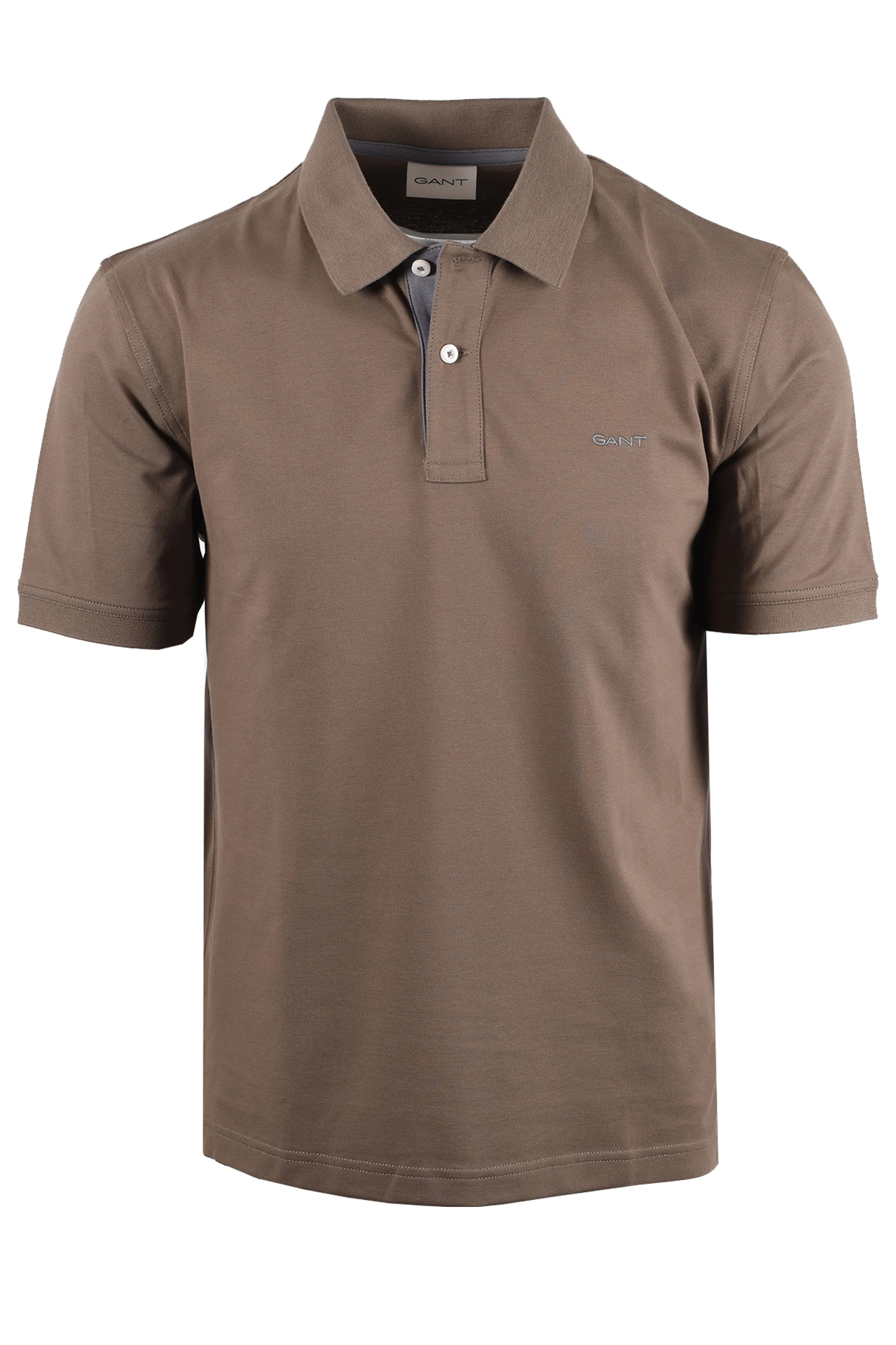 GANT CONTRAST POLO SHIRT FADED TAUPE