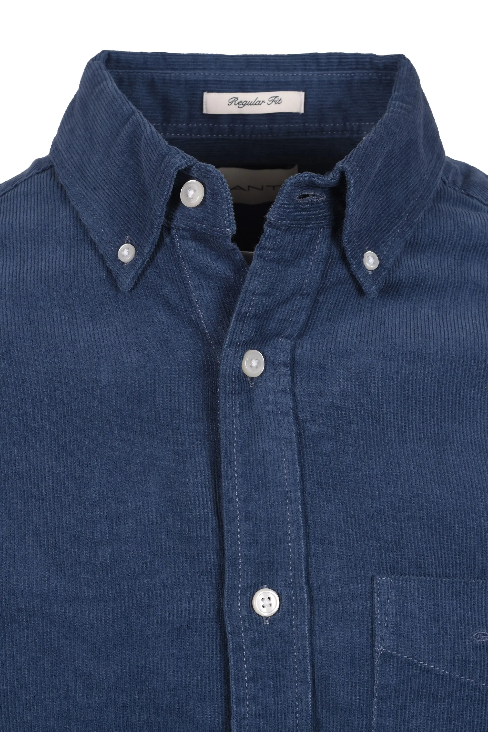 Gant Corduroy Shirt Naval Blue - Image 3
